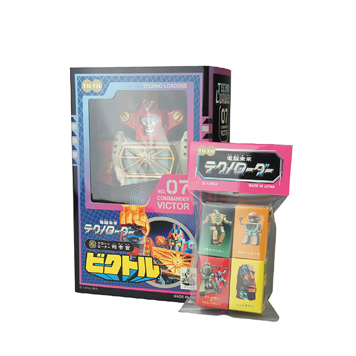 クローンローダー司令官ビクトル + ミニロボット4体セット（ピンクセット / ブルーセット）