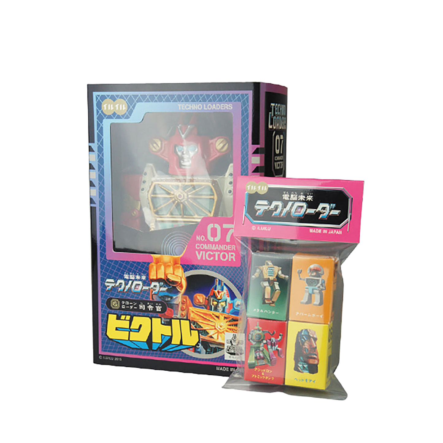クローンローダー司令官ビクトル + ミニロボット4体セット（ピンクセット / ブルーセット）