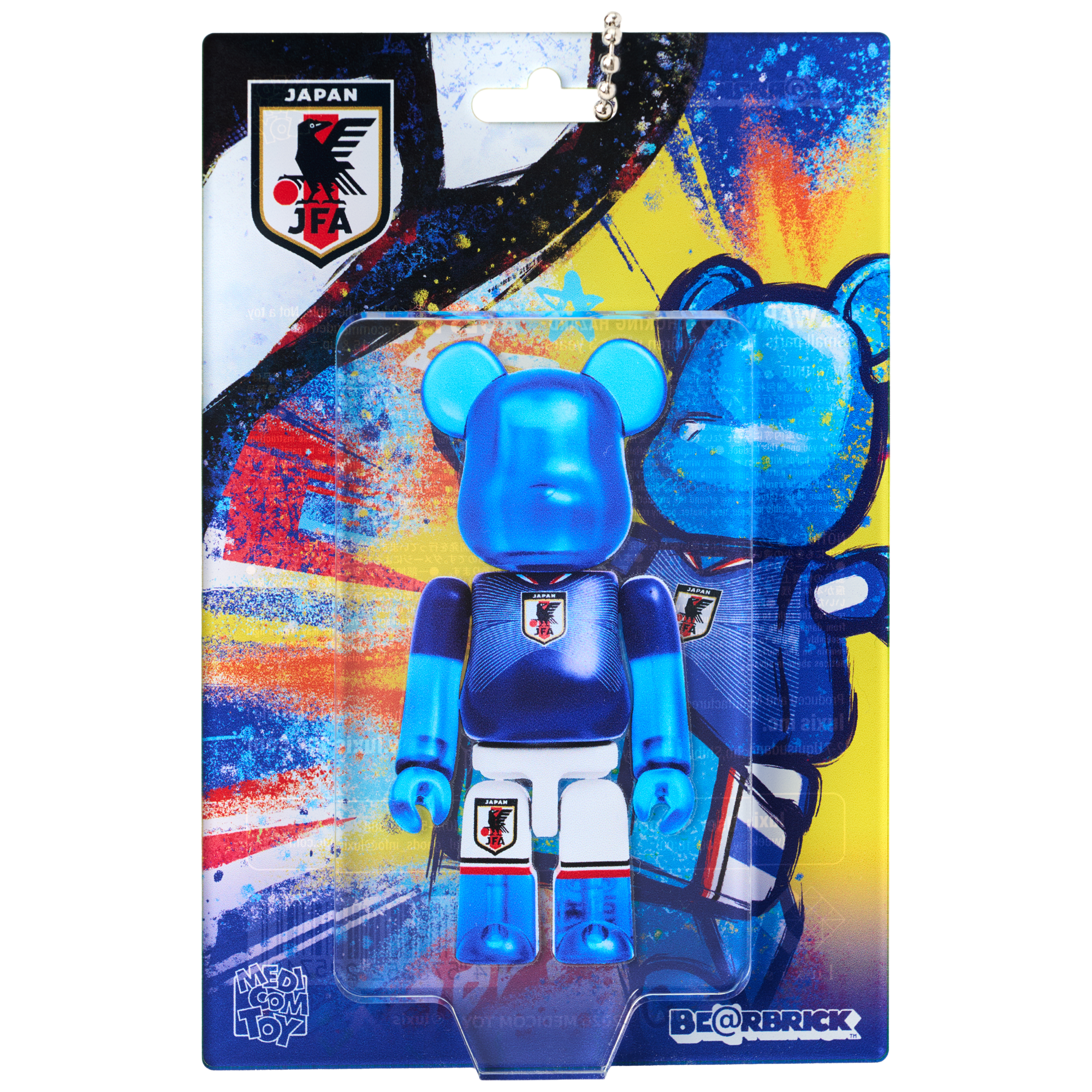 サッカー日本代表 オフィシャルライセンス商品 BE@RBRICK サッカー日本代表 Ver. アクリルキーホルダー (ブリスター風)_0