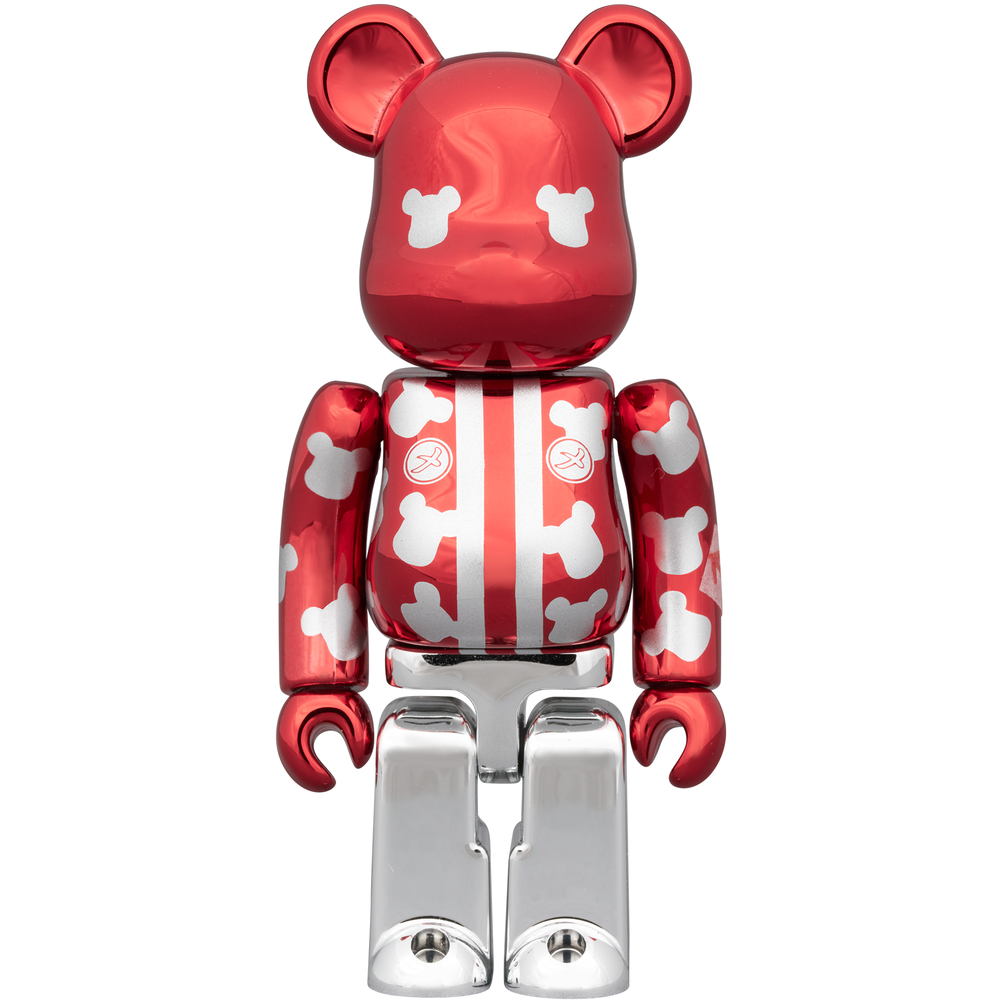 BE@RBRICK メ組 はっぴ 赤メッキ 100％ ノベルティ_0