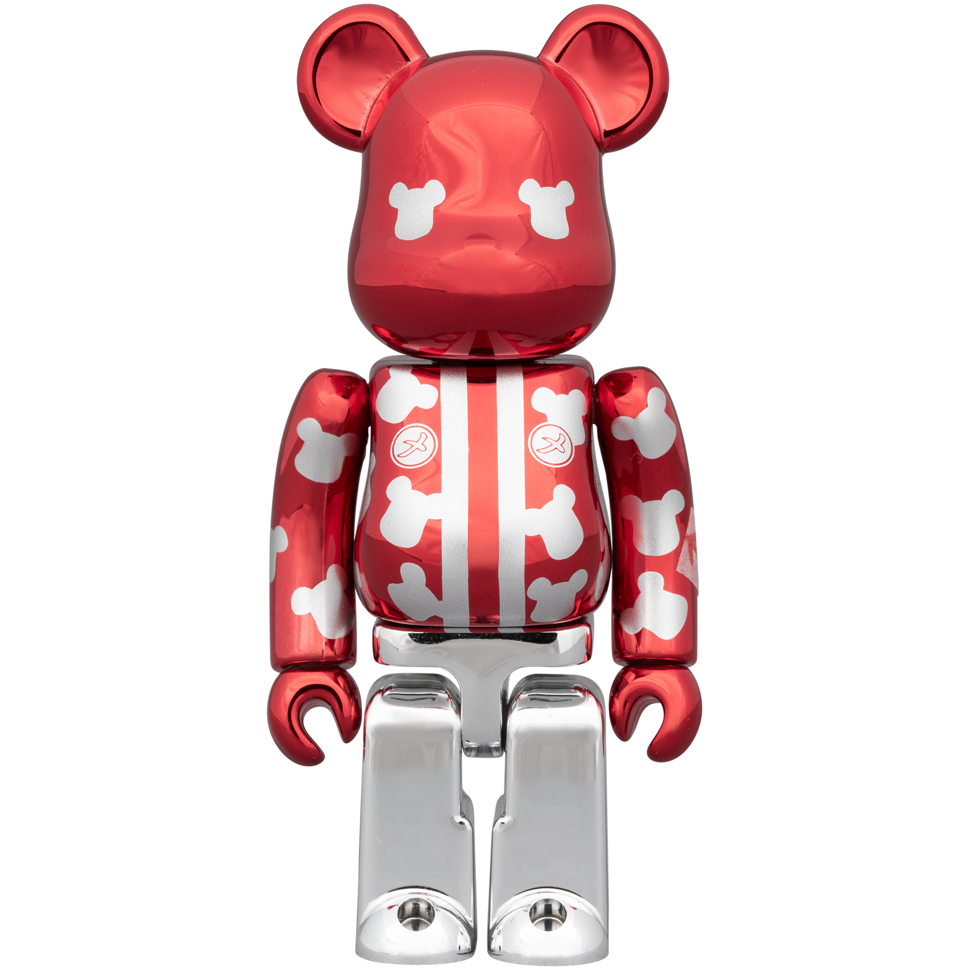 BE@RBRICK メ組 はっぴ 赤メッキ 100％ ノベルティ | MEDICOM TOY