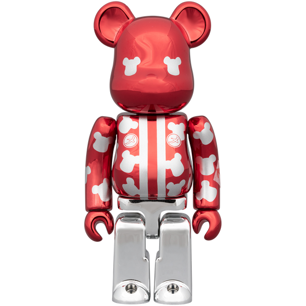 BE@RBRICK メ組 はっぴ 赤メッキ 100％ ノベルティ | MEDICOM TOY
