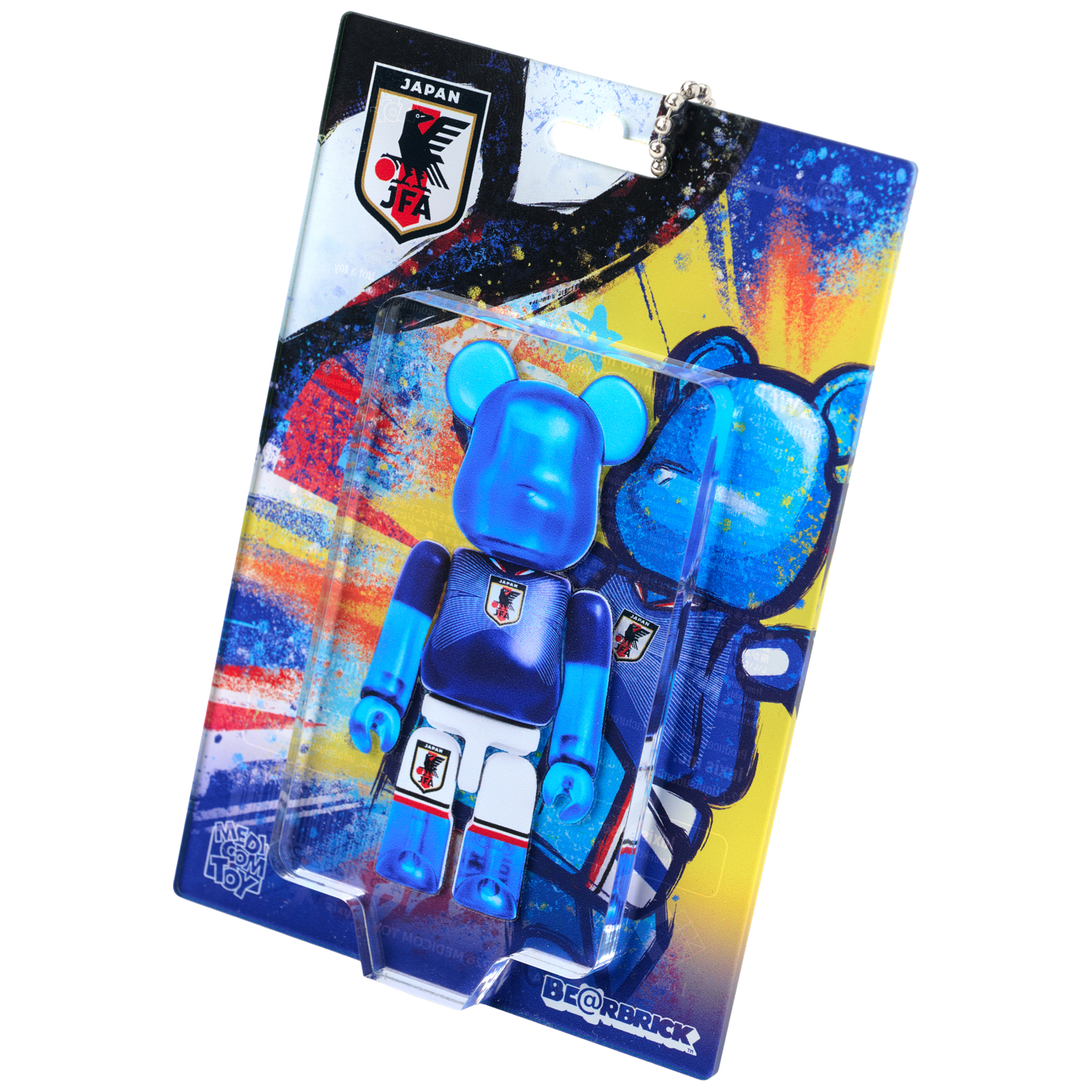 サッカー日本代表 オフィシャルライセンス商品 BE@RBRICK サッカー日本代表 Ver. アクリルキーホルダー (ブリスター風)_1