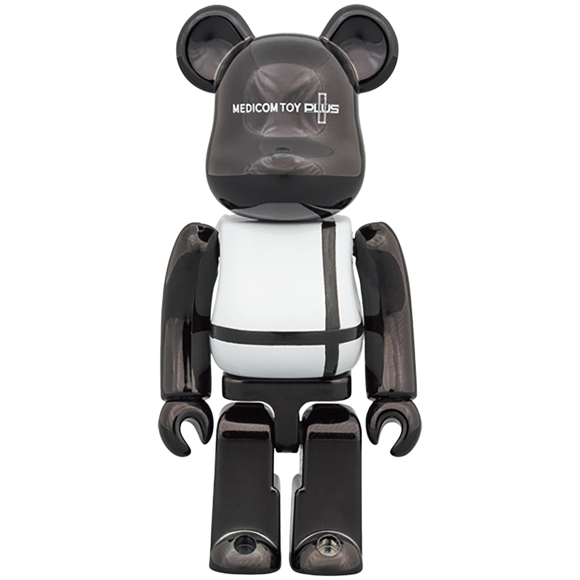 BE@RBRICK MEDICOM TOY PLUS BLACK CHROME Ver. 100％ ＆ 400％