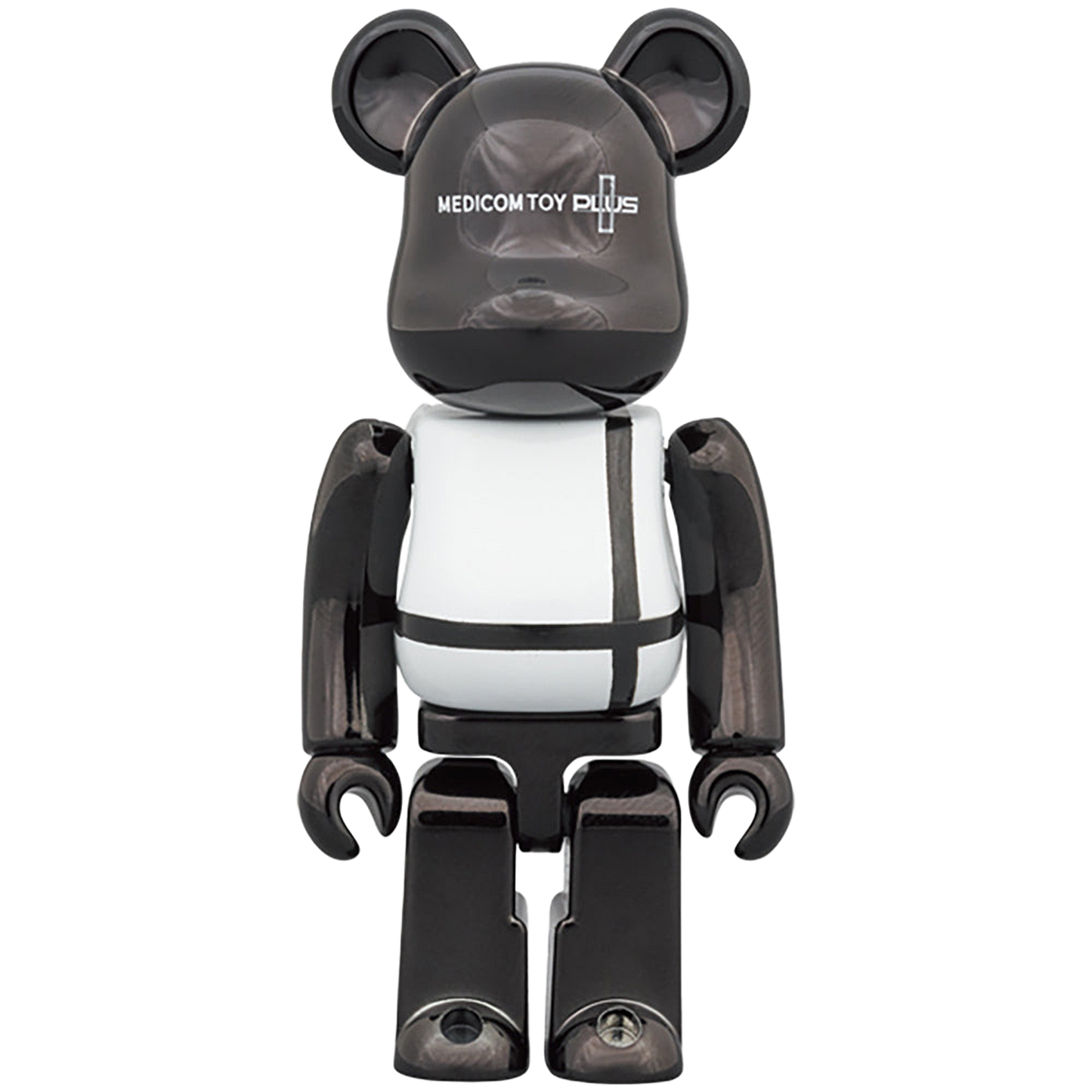 BE@RBRICK MEDICOM TOY PLUS BLACK CHROME Ver. 100％ ＆ 400％