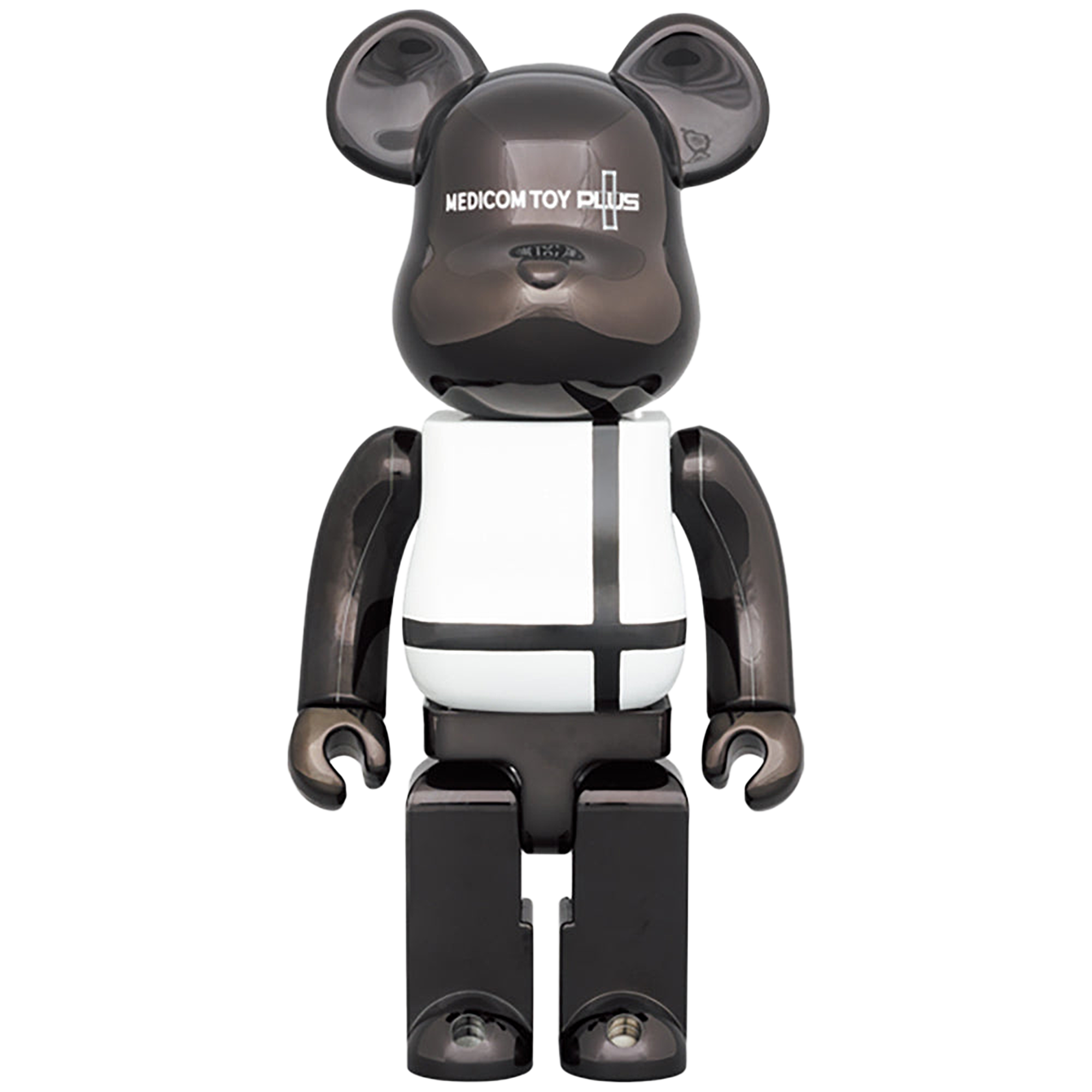 BE@RBRICK MEDICOM TOY PLUS BLACK CHROME Ver. 100％ ＆ 400％