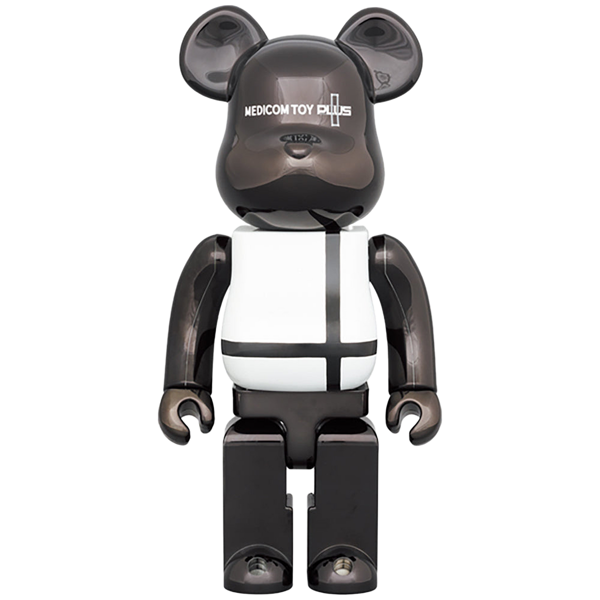 BE@RBRICK MEDICOM TOY PLUS BLACK CHROME Ver. 100％ ＆ 400％