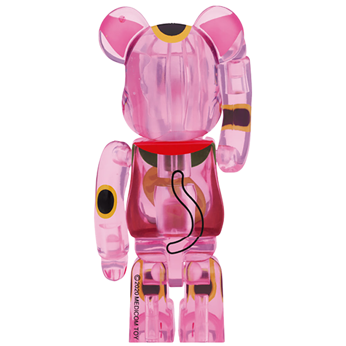 BE@RBRICK 招き猫 桃色透明 100％
