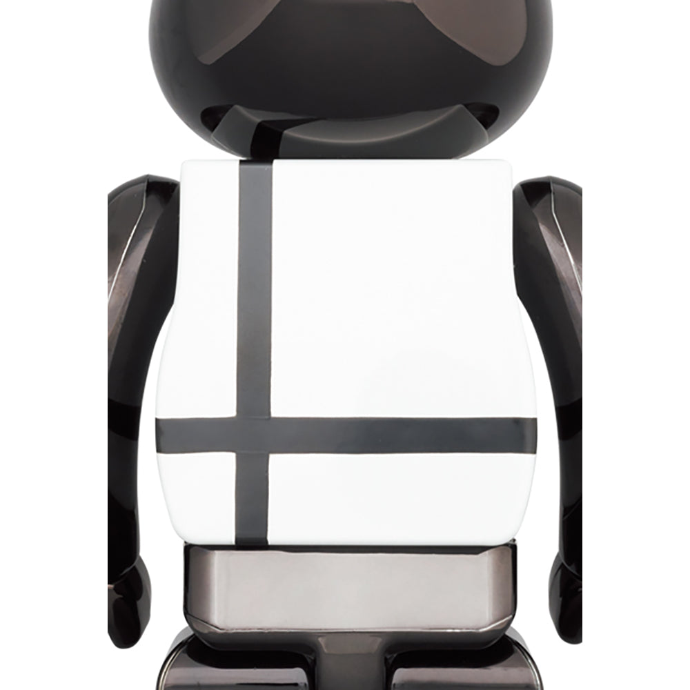 BE@RBRICK MEDICOM TOY PLUS BLACK CHROME Ver. 100％ ＆ 400％_3