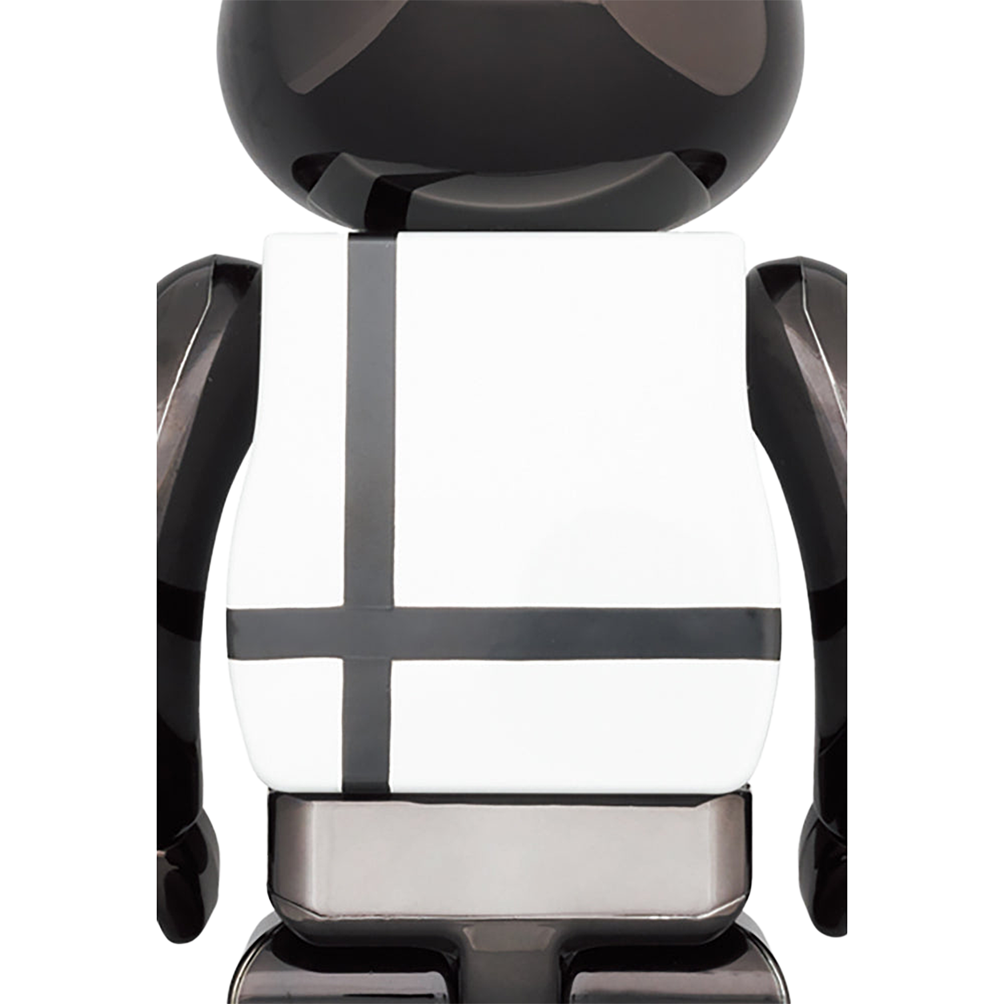 BE@RBRICK MEDICOM TOY PLUS BLACK CHROME Ver. 100％ ＆ 400％