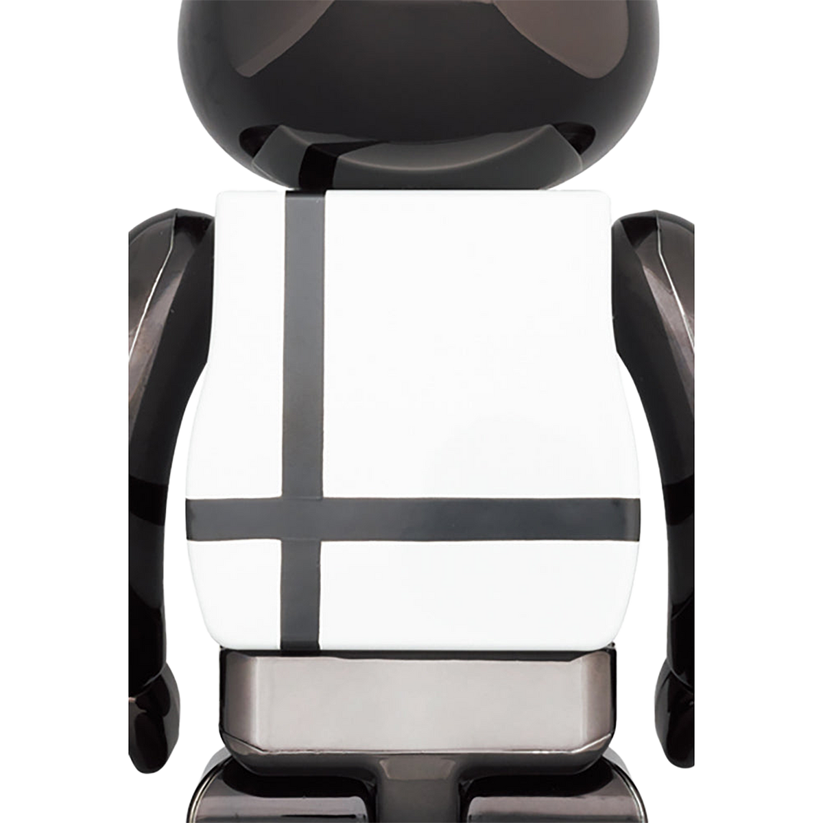 BE@RBRICK MEDICOM TOY PLUS BLACK CHROME Ver. 100％ ＆ 400％
