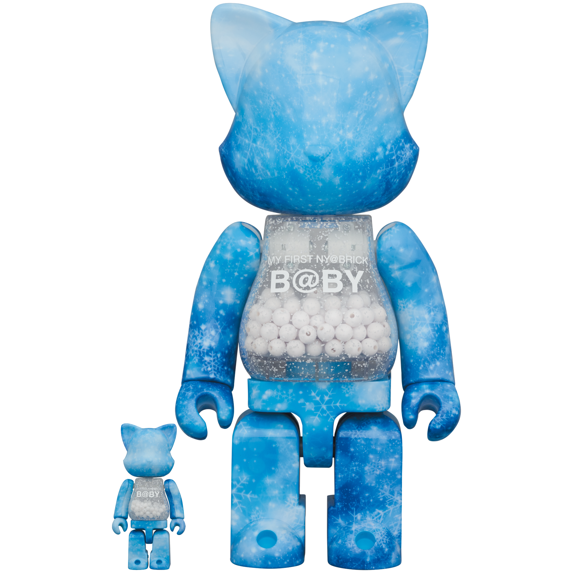 MY FIRST NY@BRICK B@BY CRYSTAL OF SNOW Ver. 100% & 400% | MEDICOM