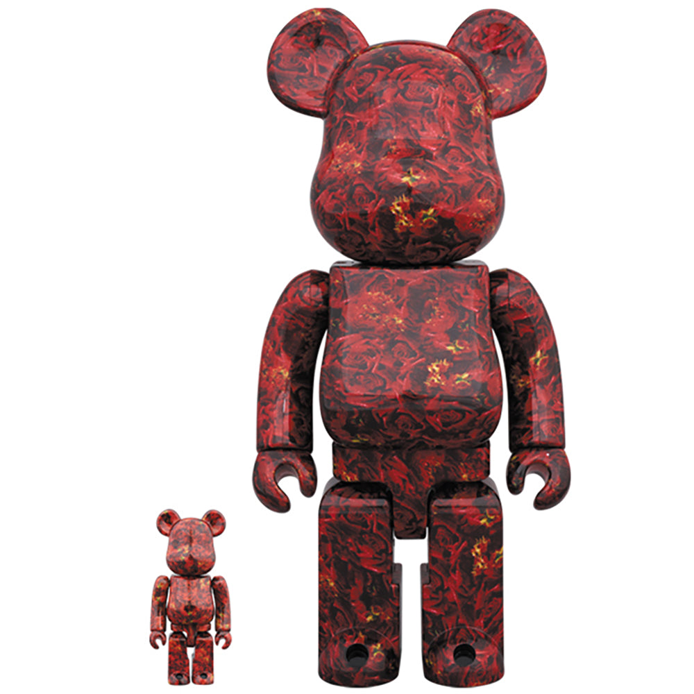 BE@RBRICK M / mika ninagawa LEATHER ROSE 100％ & 400％_0