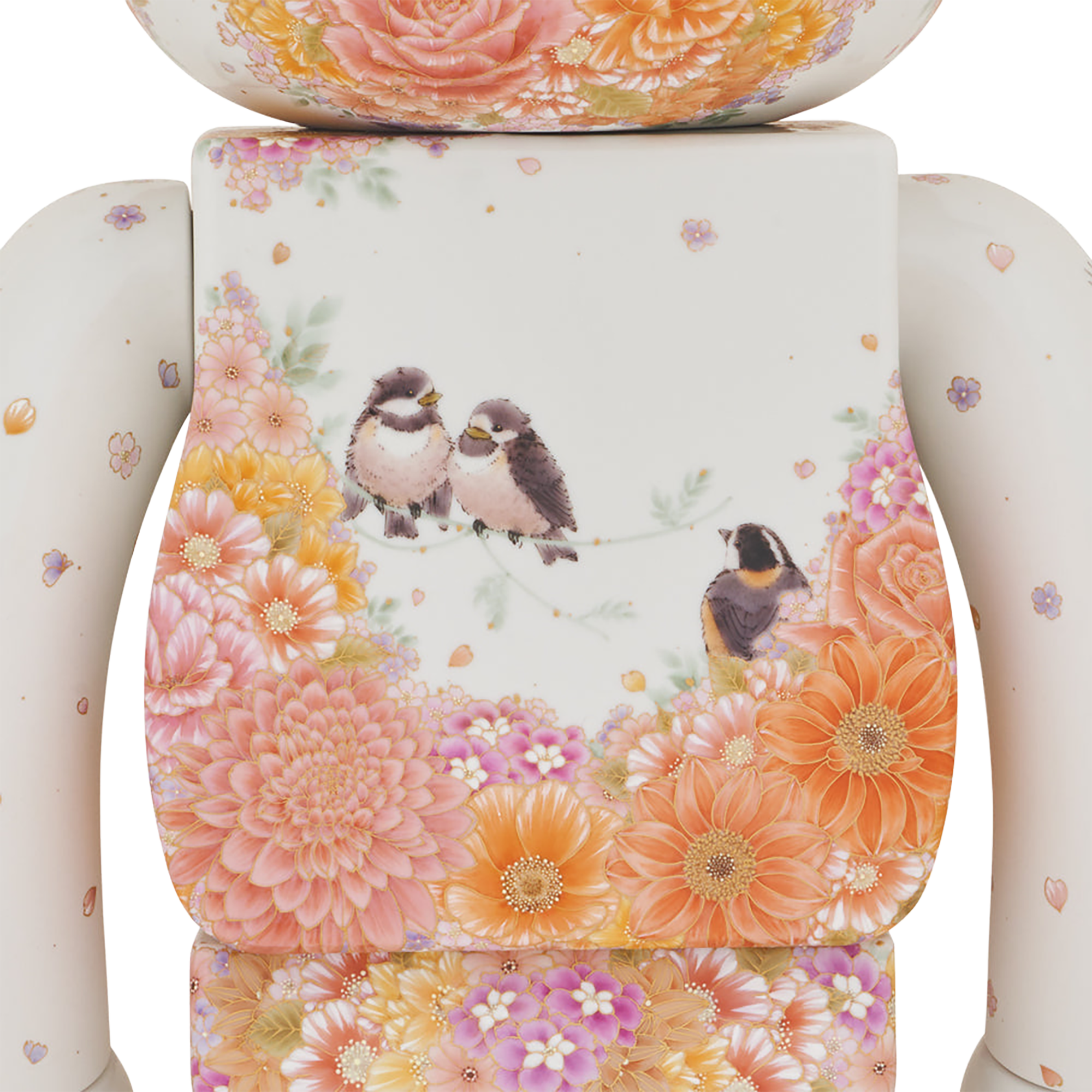 Kutani BE@RBRICK Flowers and birds elegance BWWT 3 1000％《Planned to be shipped in late January 2025》
