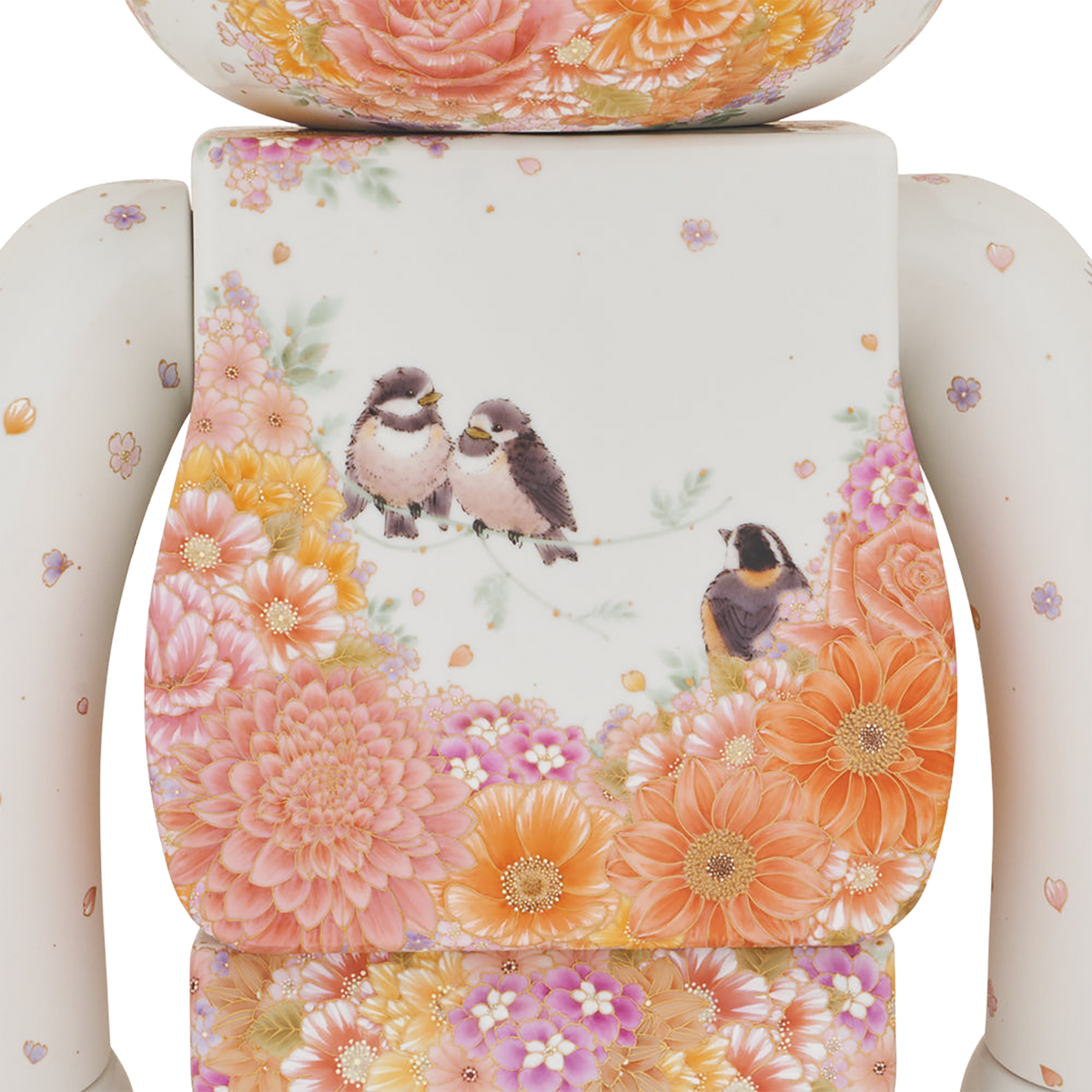 Kutani BE@RBRICK Flowers and birds elegance BWWT 3 1000％《Planned to be shipped in late January 2025》
