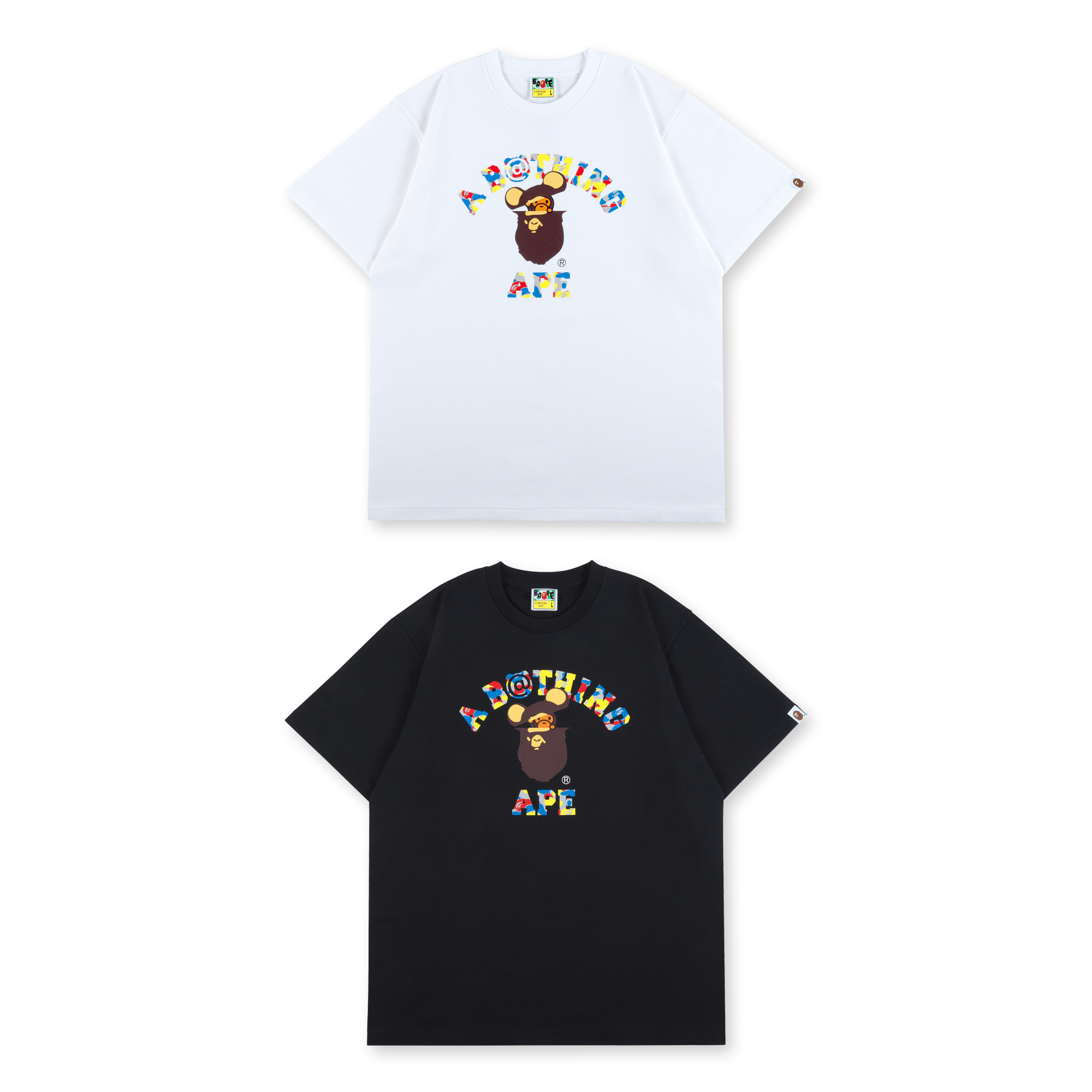 MCT 30th ANNIV. BAPE(R) CAMO BE@R TEE BUSY WORK_0