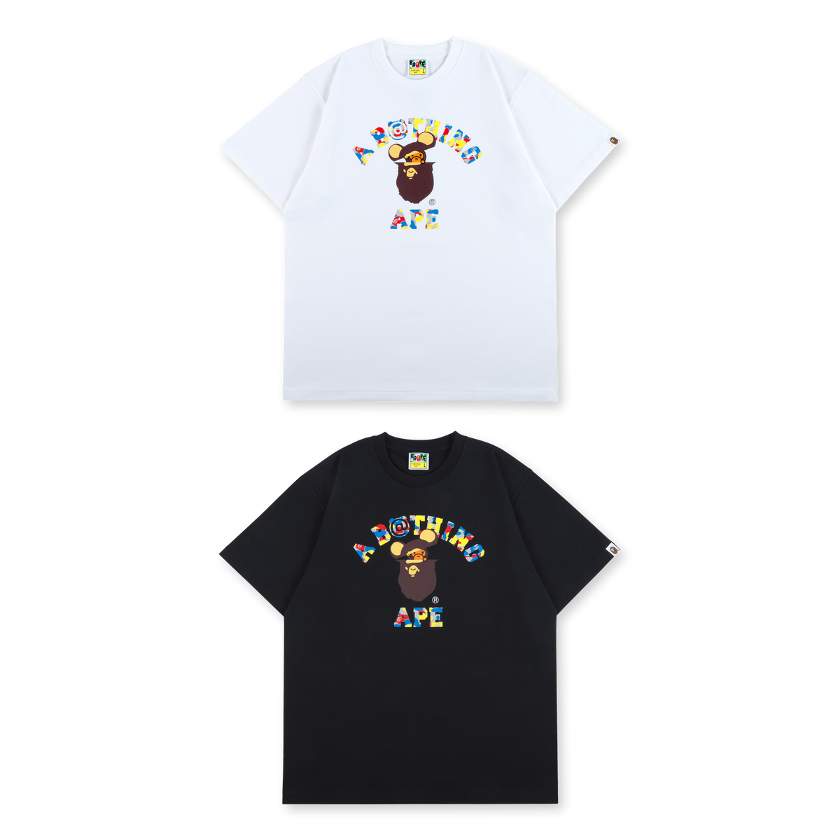 MCT 30th ANNIV. BAPE(R) CAMO BE@R TEE BUSY WORK_0