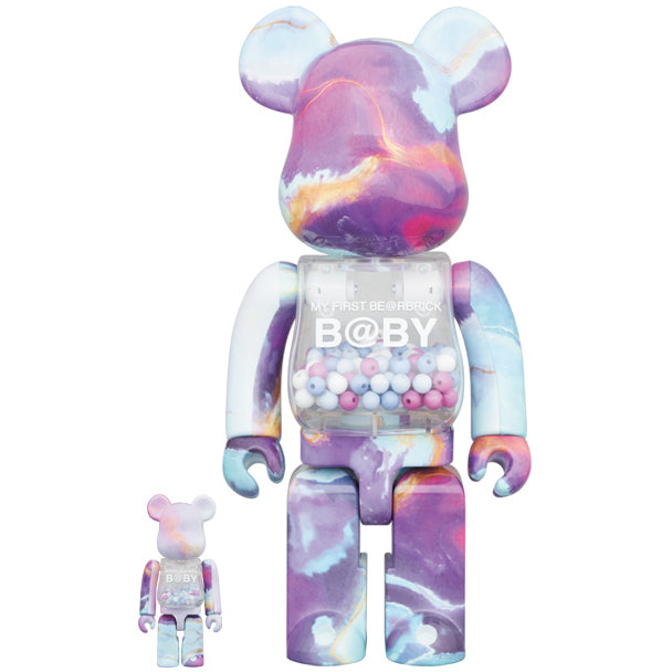 MY FIRST BE@RBRICK B@BY MARBLE Ver. 100％ & 400％_0