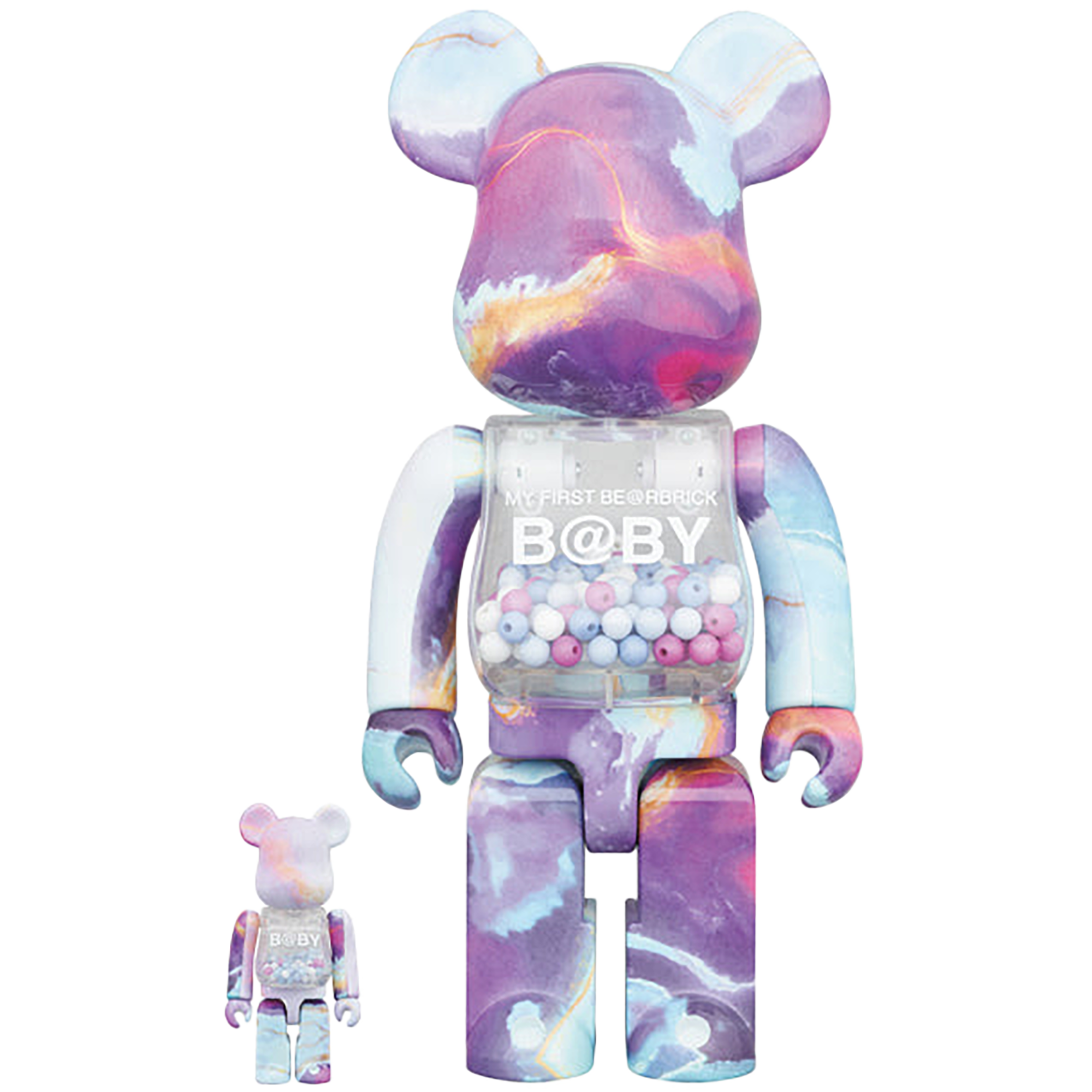 MY FIRST BE@RBRICK B@BY MARBLE Ver. 100％ & 400％