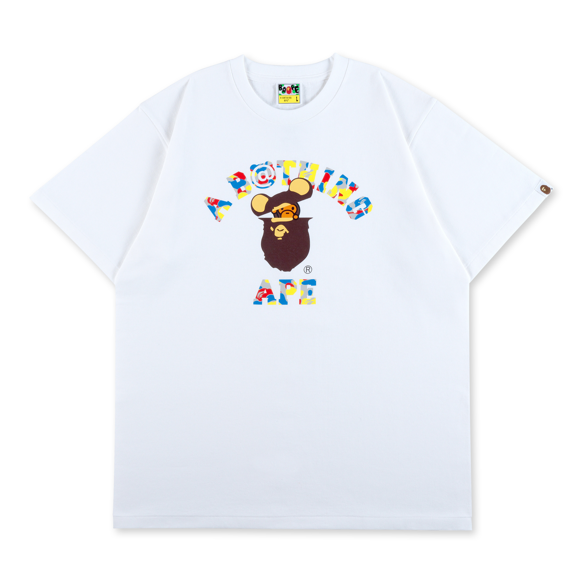 MCT 30th ANNIV. BAPE(R) CAMO BE@R TEE BUSY WORK_1