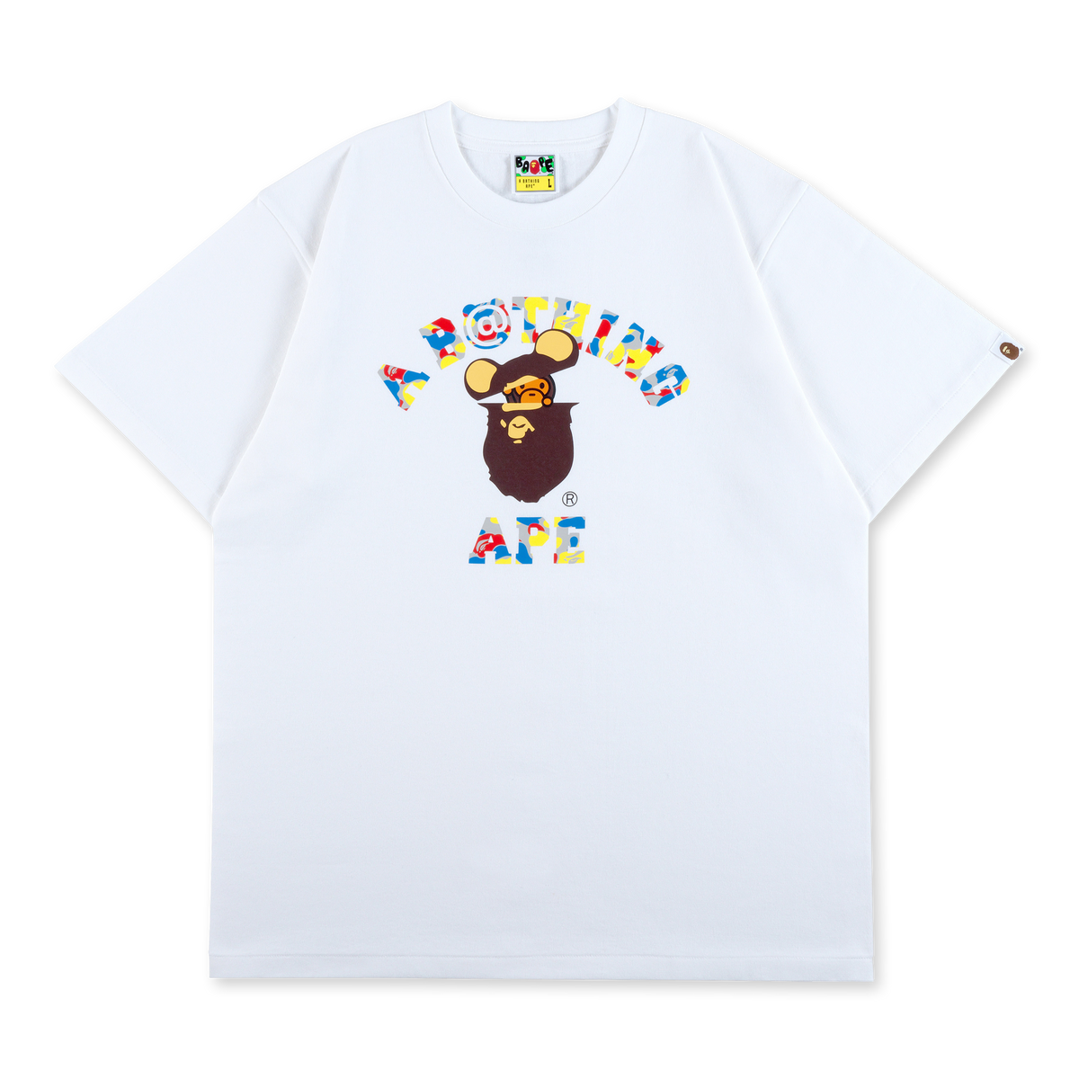 MCT 30th ANNIV. BAPE(R) CAMO BE@R TEE BUSY WORK_1