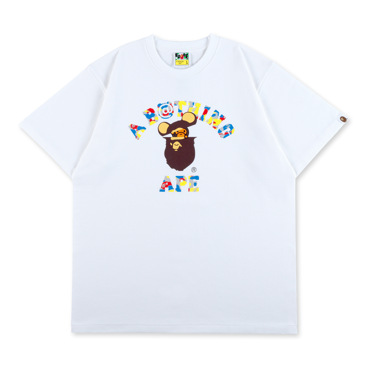 MCT 30th ANNIV. BAPE(R) CAMO BE@R TEE BUSY WORK_1