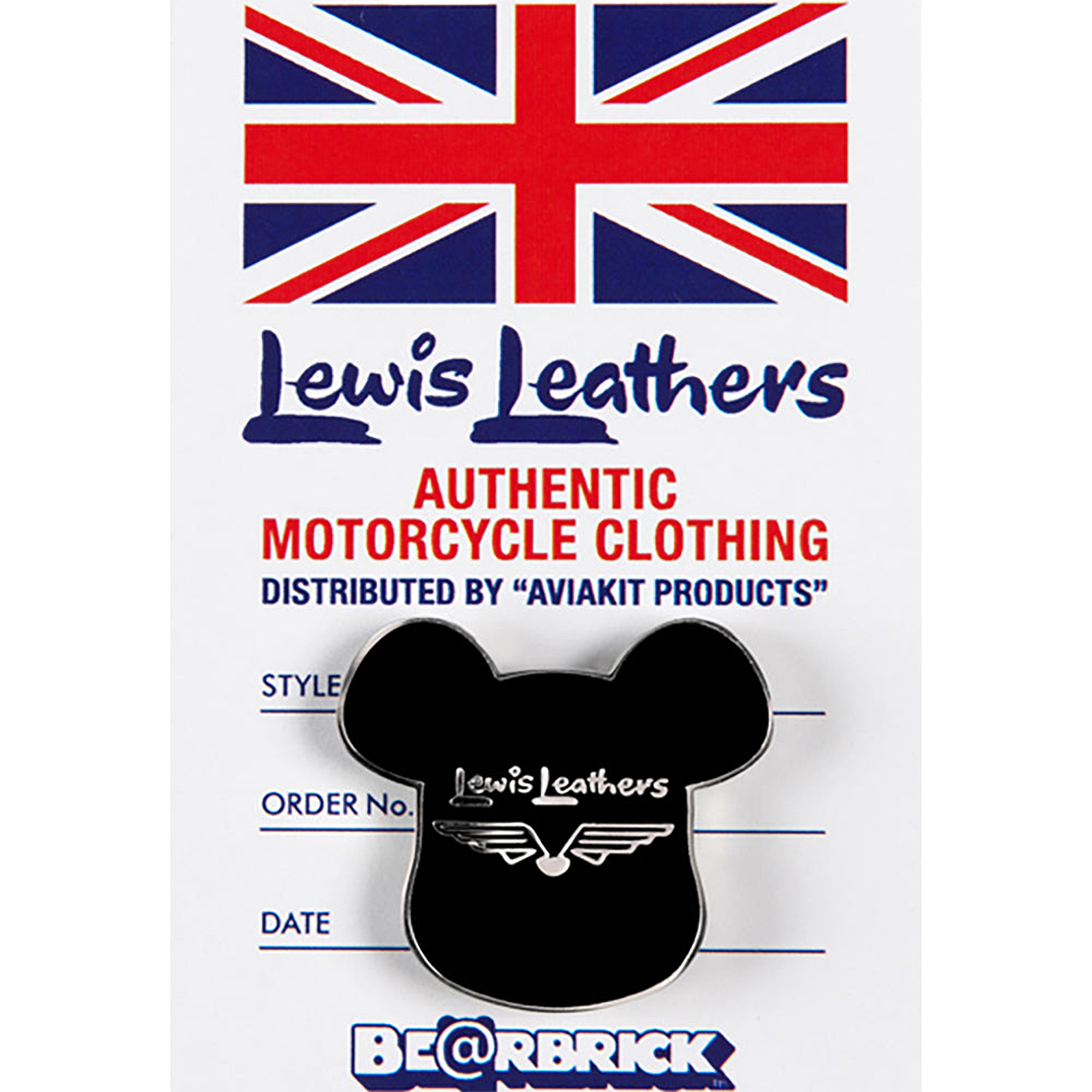 BE@RBRICK × Lewis Leathers PINS