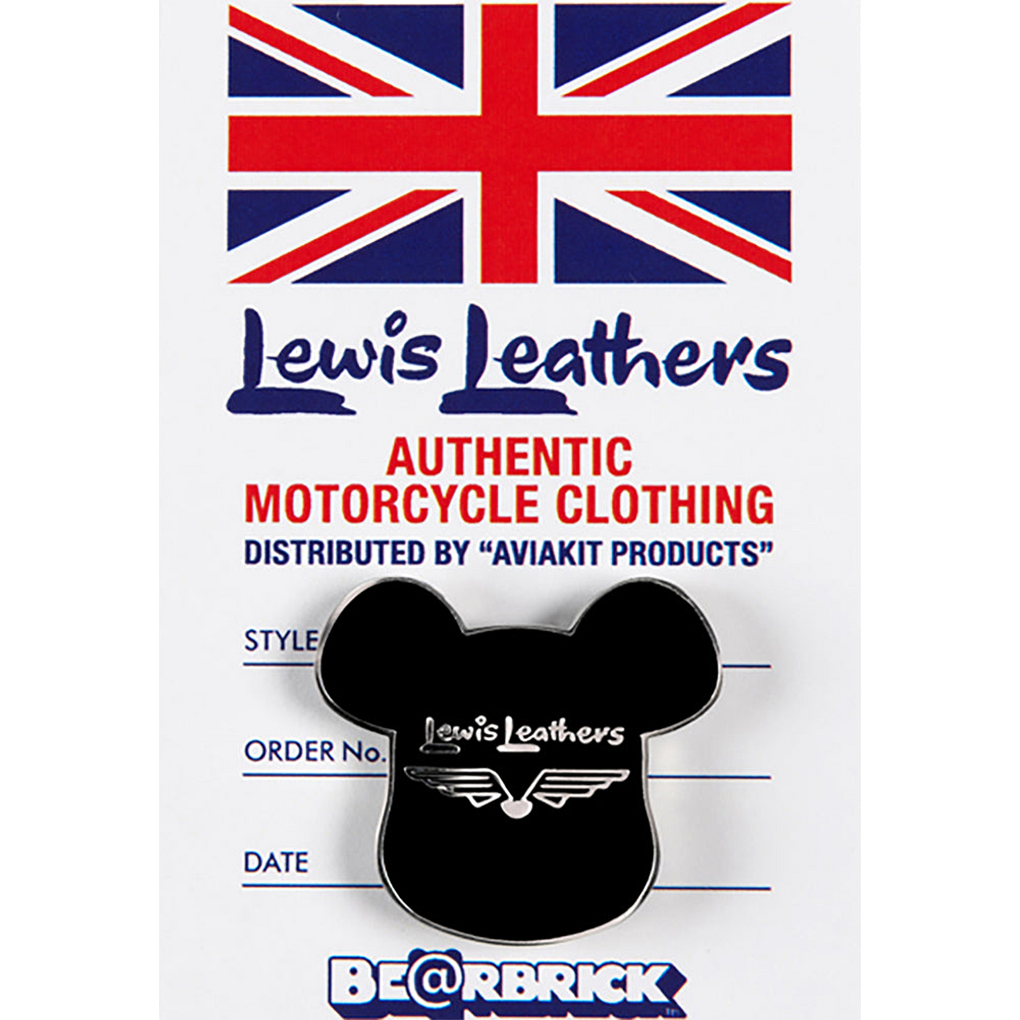 BE@RBRICK × Lewis Leathers PINS
