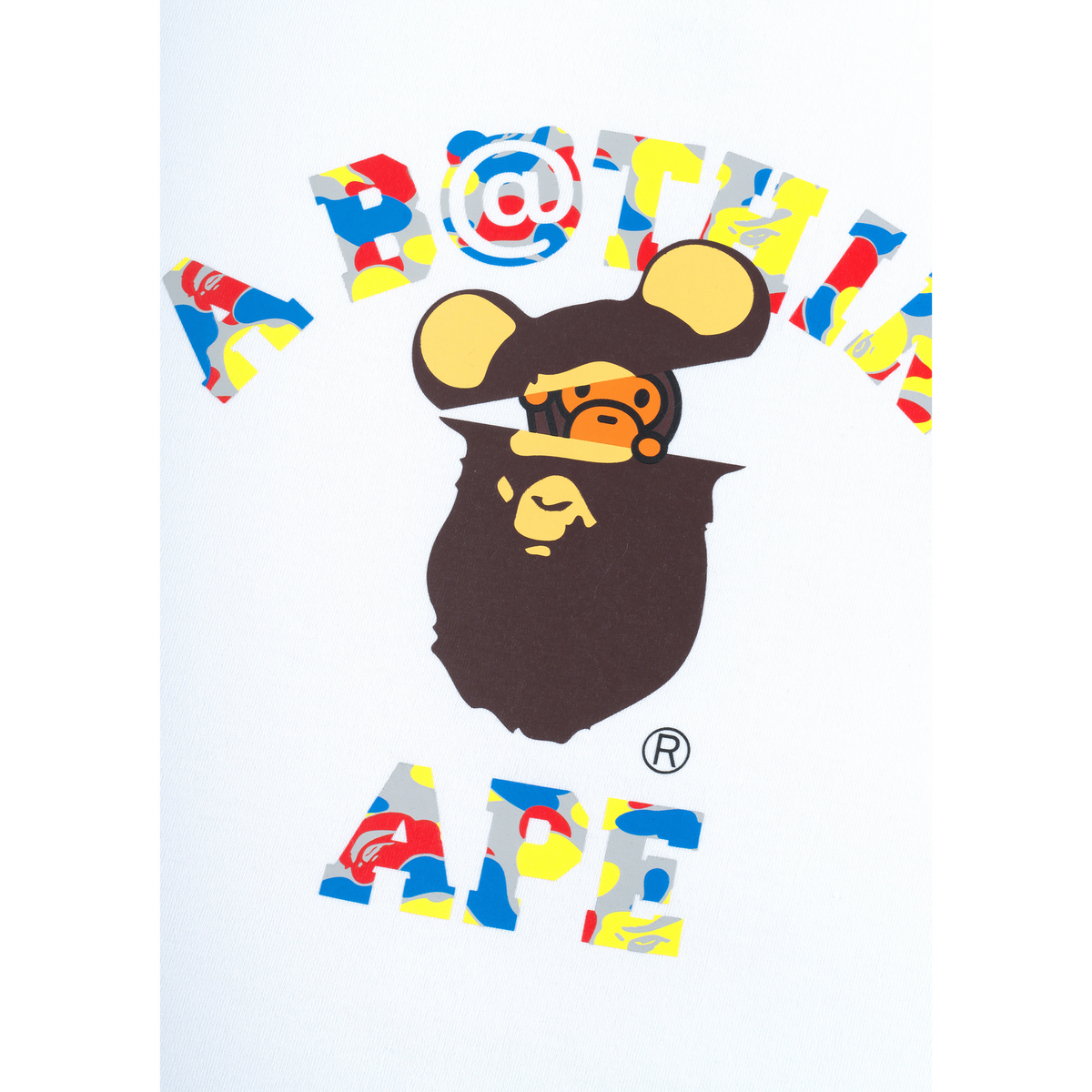 MCT 30th ANNIV. BAPE(R) CAMO BE@R TEE BUSY WORK_3