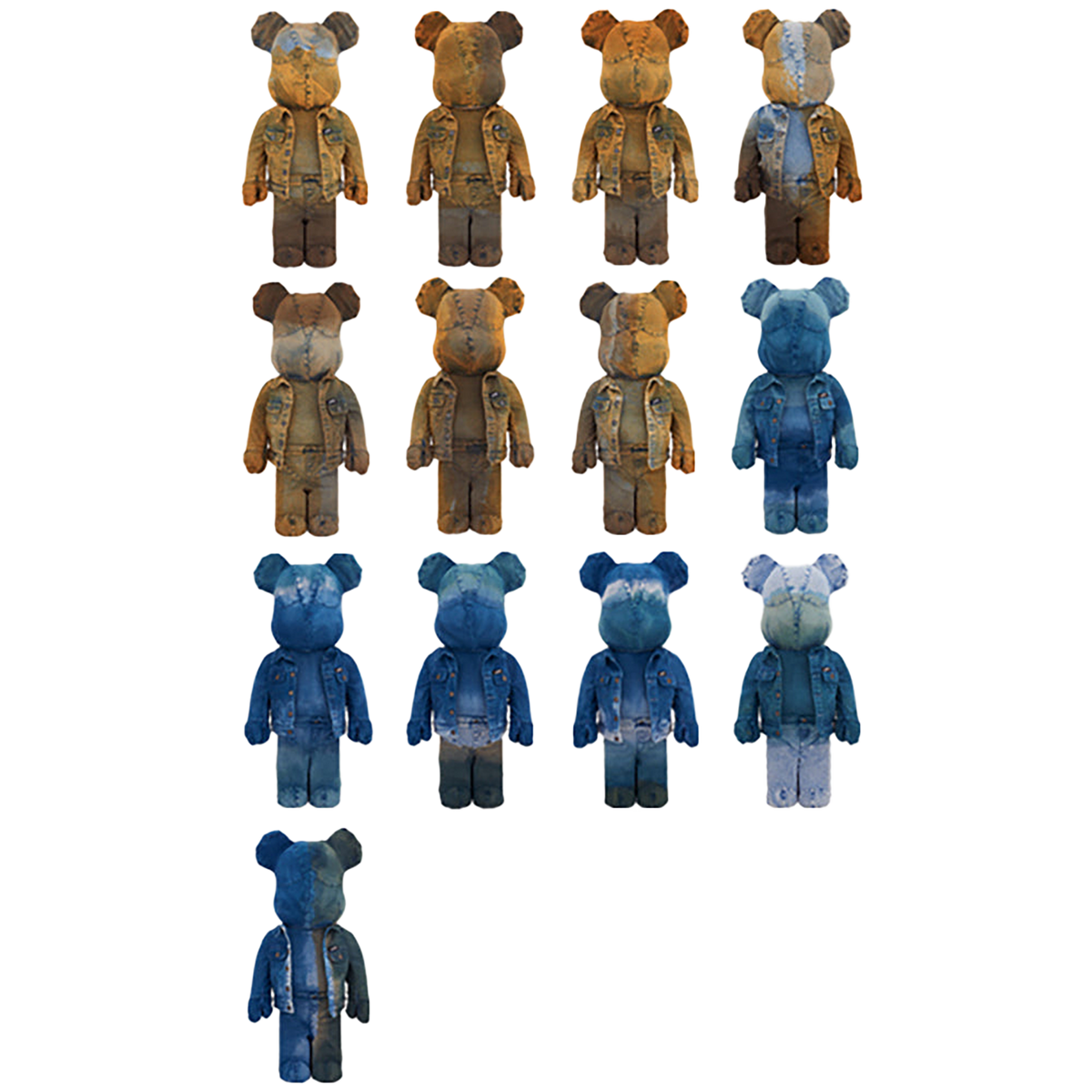 DRxROMANELLI × GUESS ONE OF KIND COLLECTION BE@RBRICK 1000％