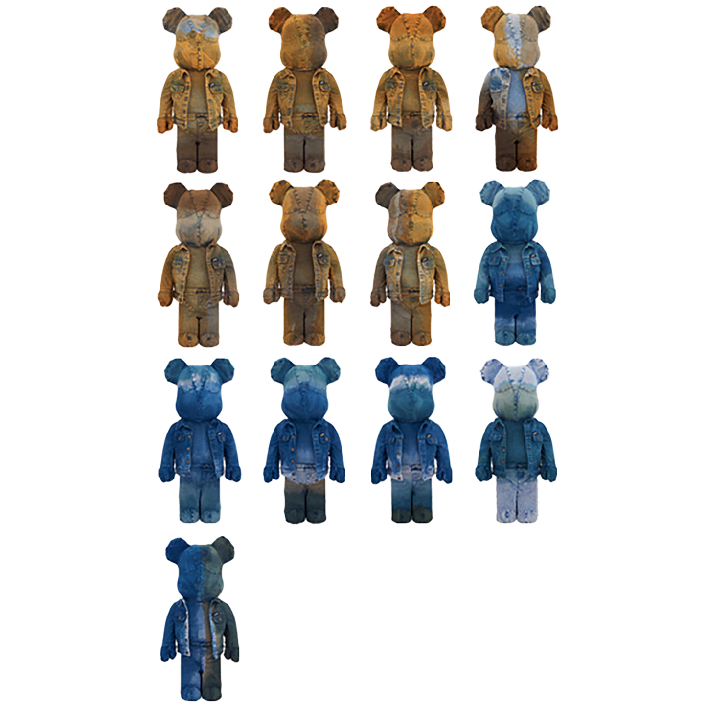 DRxROMANELLI × GUESS ONE OF KIND COLLECTION BE@RBRICK 1000％