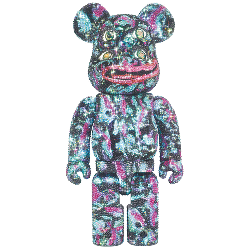 CRYSTAL DECORATE BE@RBRICK NAGNAGNAG FOUR EYES 400％_0