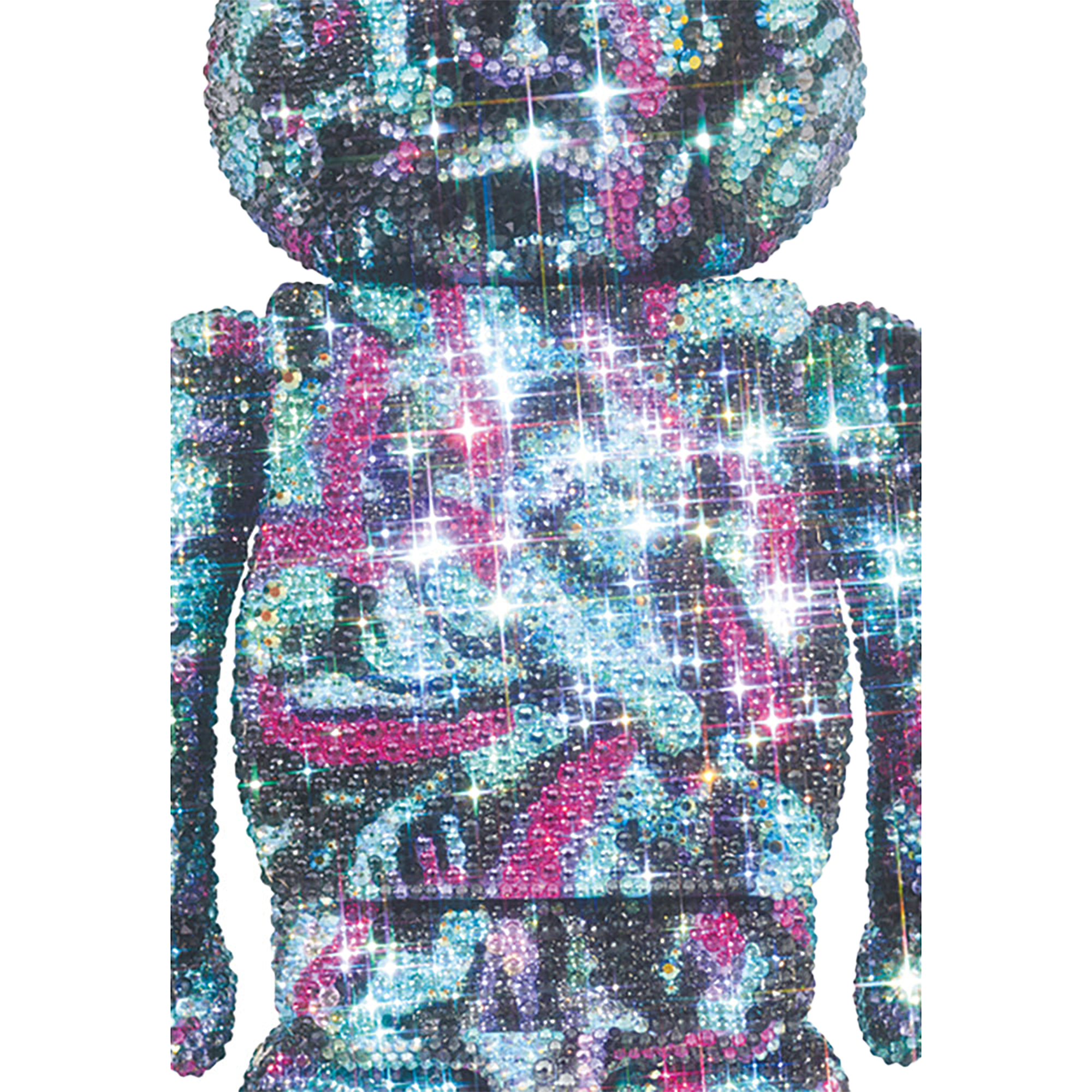 CRYSTAL DECORATE BE@RBRICK NAGNAGNAG FOUR EYES 400％