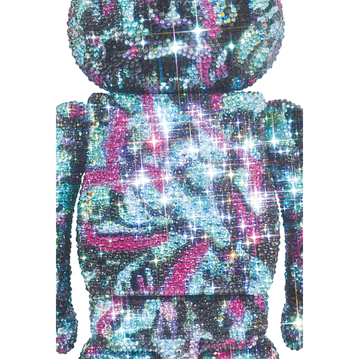 CRYSTAL DECORATE BE@RBRICK NAGNAGNAG FOUR EYES 400％
