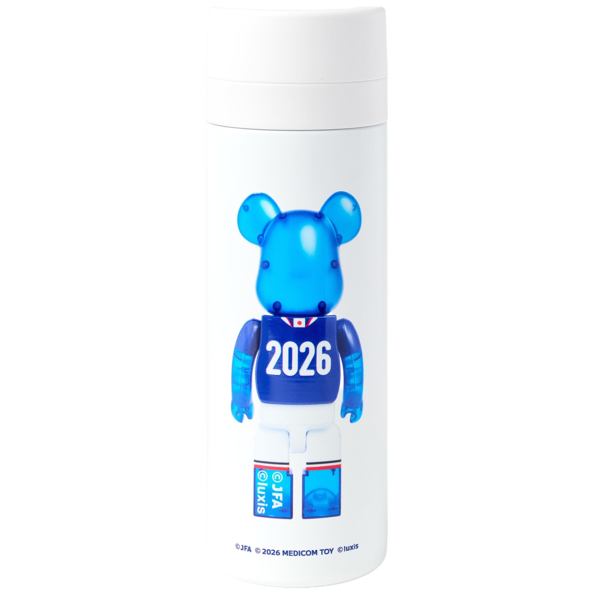 サッカー日本代表 オフィシャルライセンス商品 BE@RBRICK サッカー日本代表 Ver. タンブラー (300cc)_1