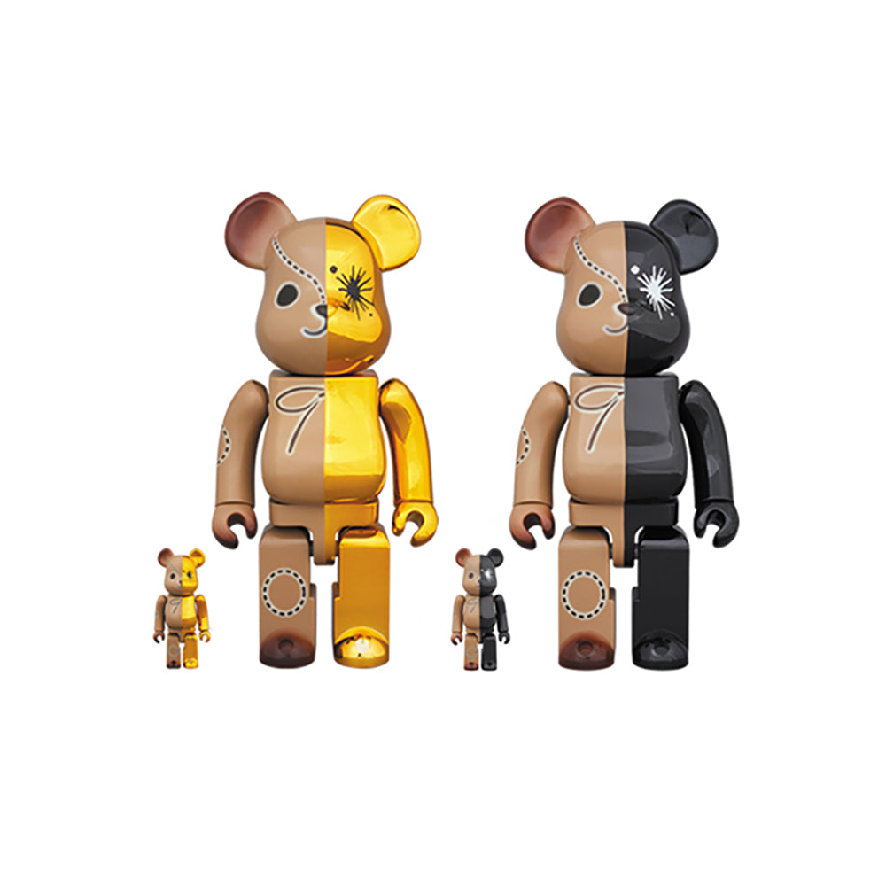 BE@RBRICK MIHARAYASUHIRO 100％ & 400％ GOLD×BROWN/BLACK×BROWN_0
