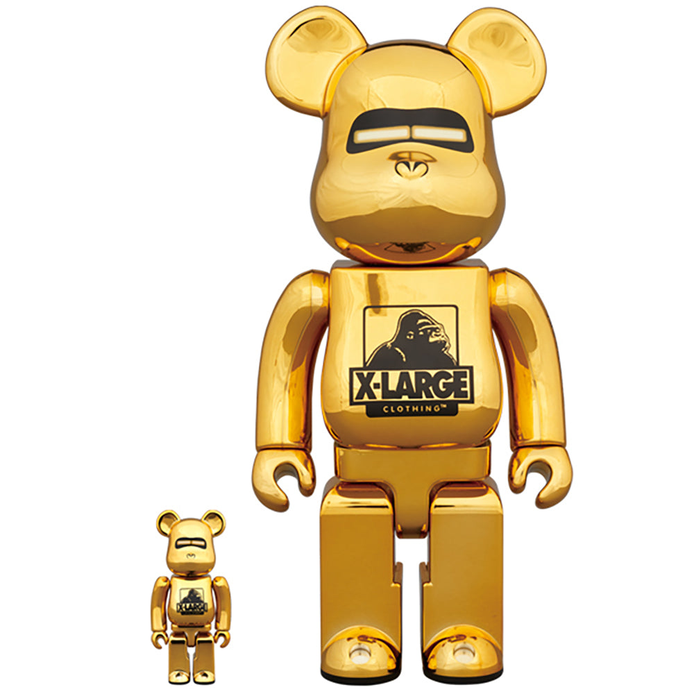 BE@RBRICK XLARGE(R) × HAJIME SORAYAMA 100％ & 400％ GOLD_0