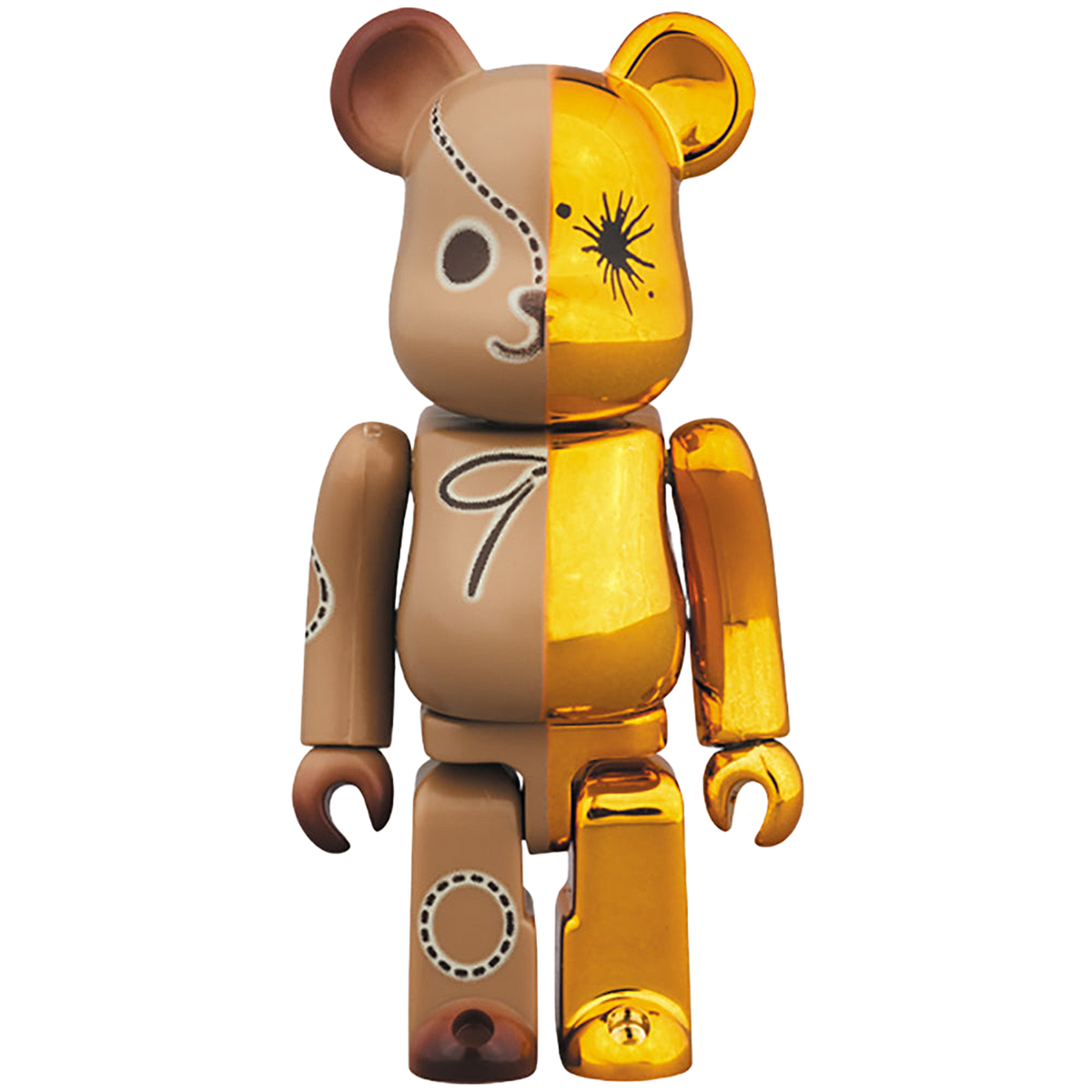 BE@RBRICK MIHARAYASUHIRO 100％ & 400％ GOLD×BROWN/BLACK×BROWN