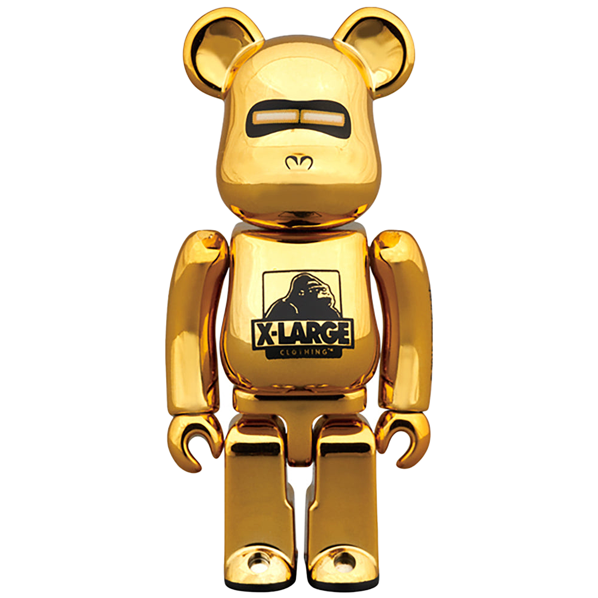 BE@RBRICK XLARGE(R) × HAJIME SORAYAMA 100％ & 400％ GOLD