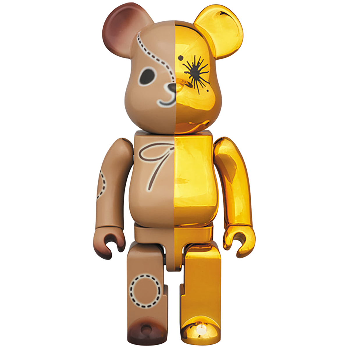 BE@RBRICK MIHARAYASUHIRO 100％ & 400％ GOLD×BROWN/BLACK×BROWN