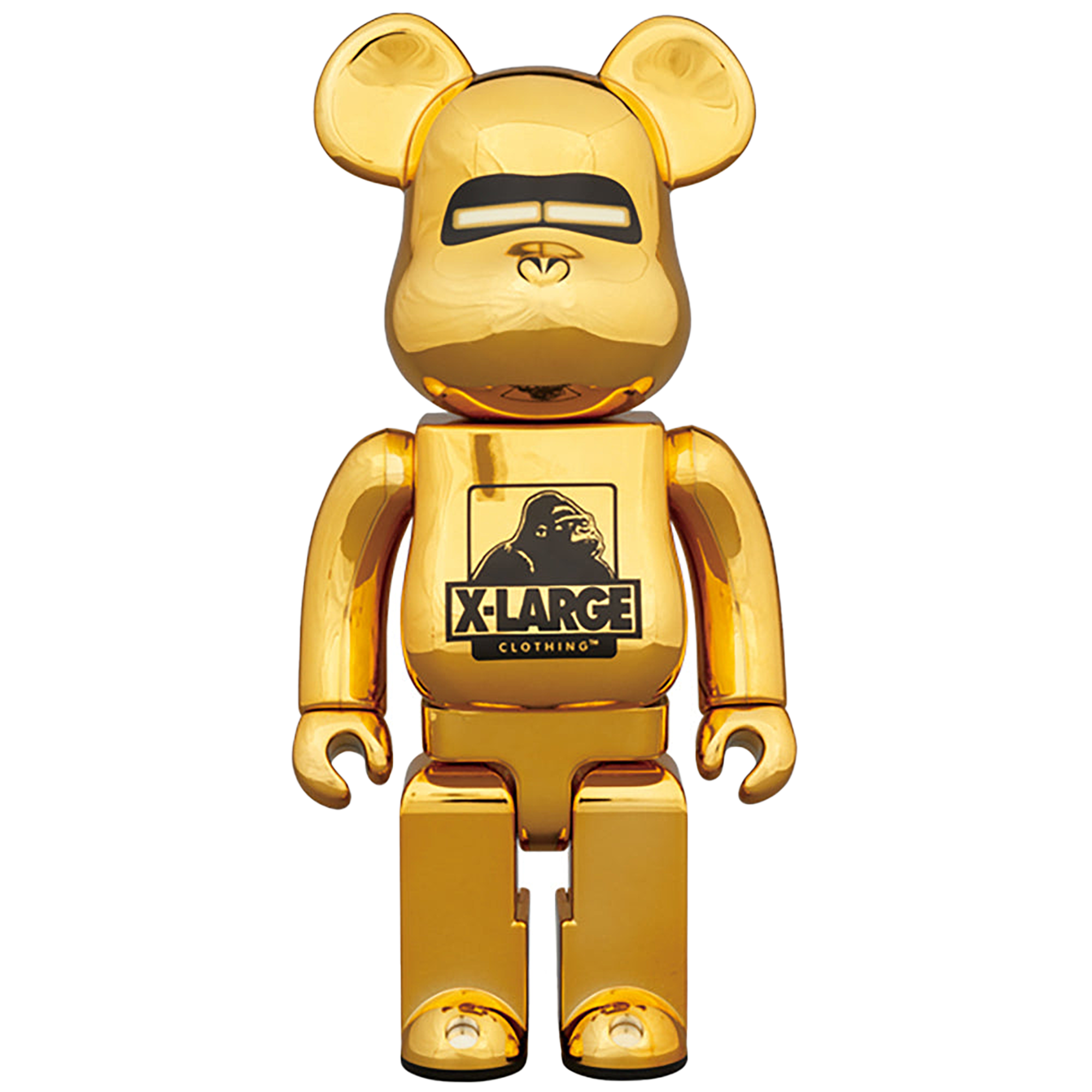 BE@RBRICK XLARGE(R) × HAJIME SORAYAMA 100％ & 400％ GOLD | MEDICOM