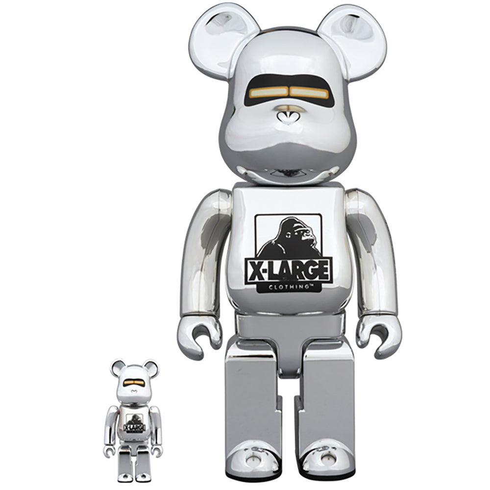 BE@RBRICK XLARGE(R) × HAJIME SORAYAMA 100％ & 400％ SILVER_0