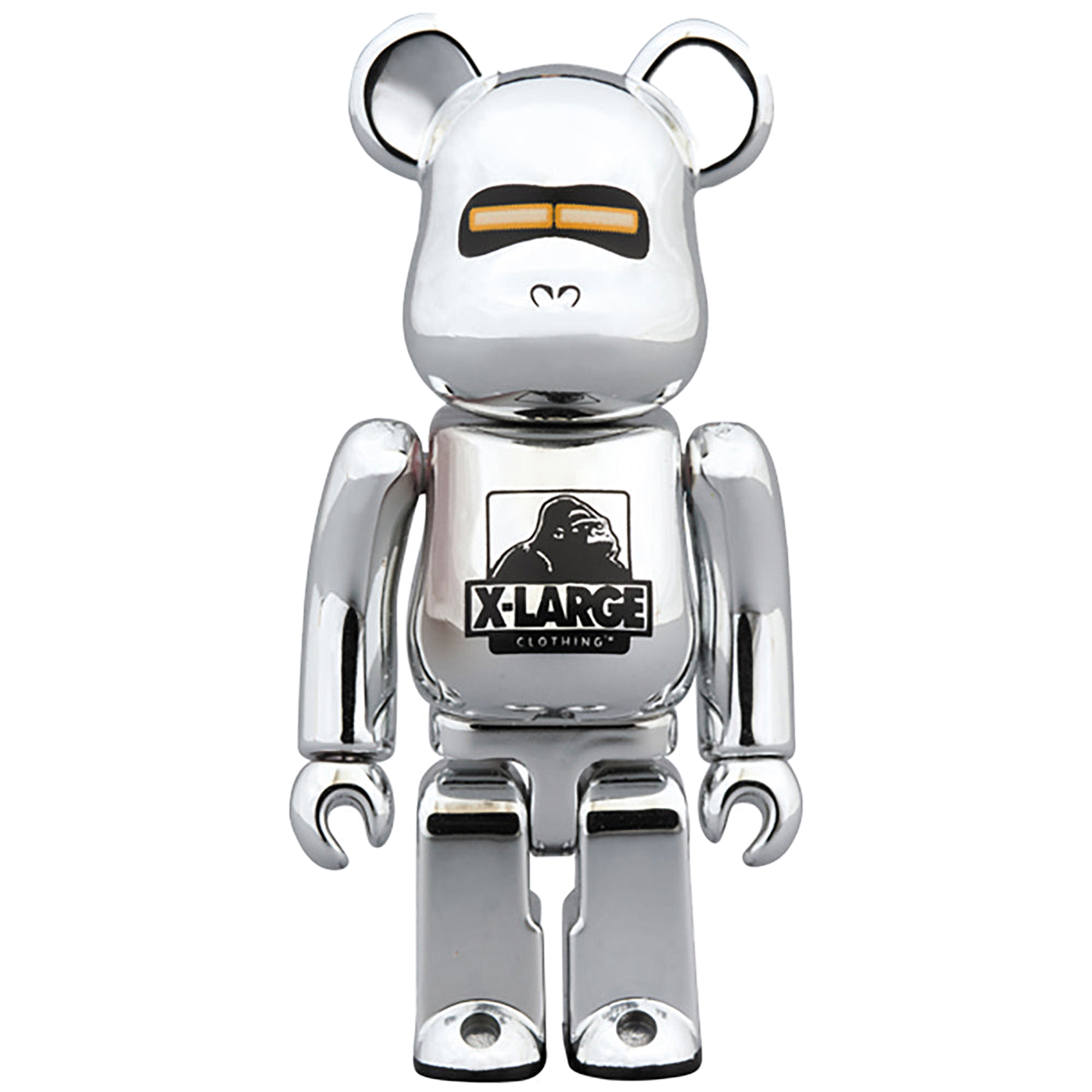 BE@RBRICK XLARGE(R) × HAJIME SORAYAMA 100％ & 400％ SILVER