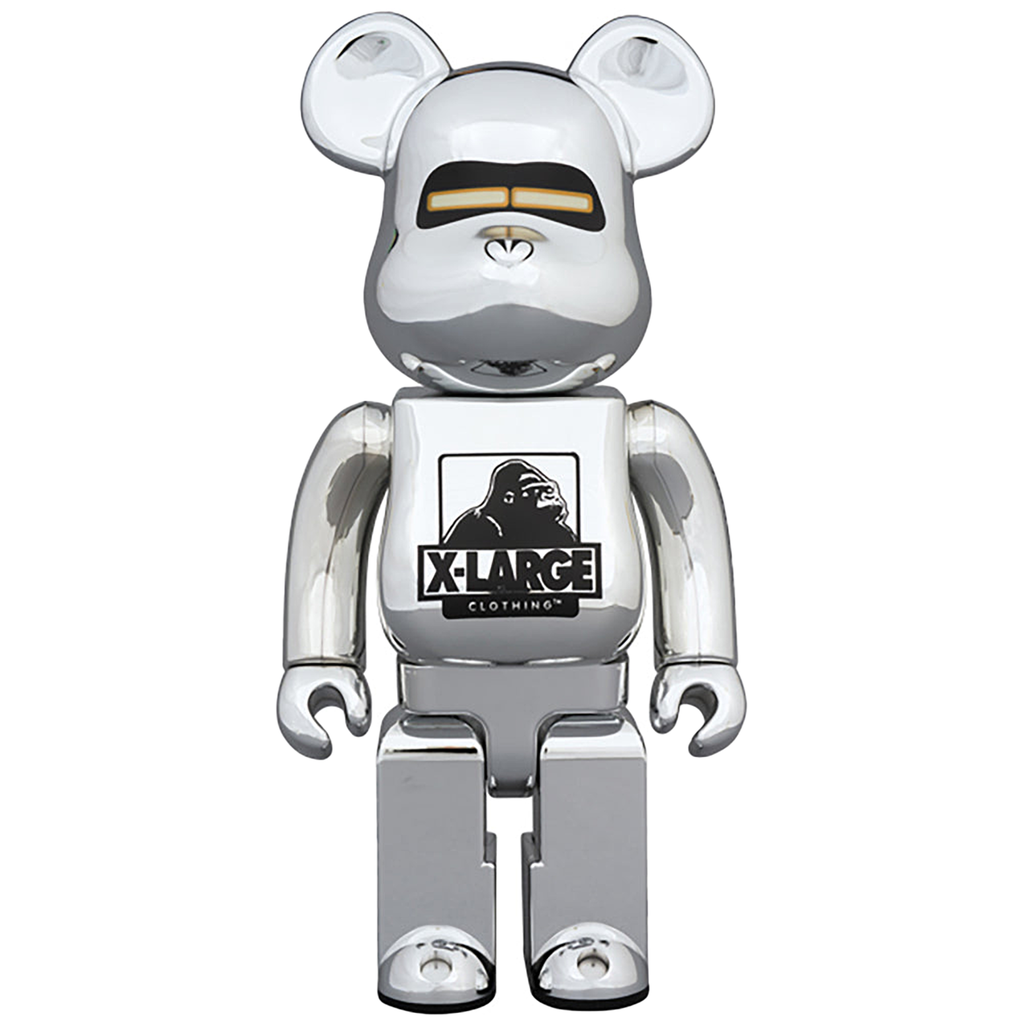 BE@RBRICK XLARGE(R) × HAJIME SORAYAMA 100％ & 400％ SILVER