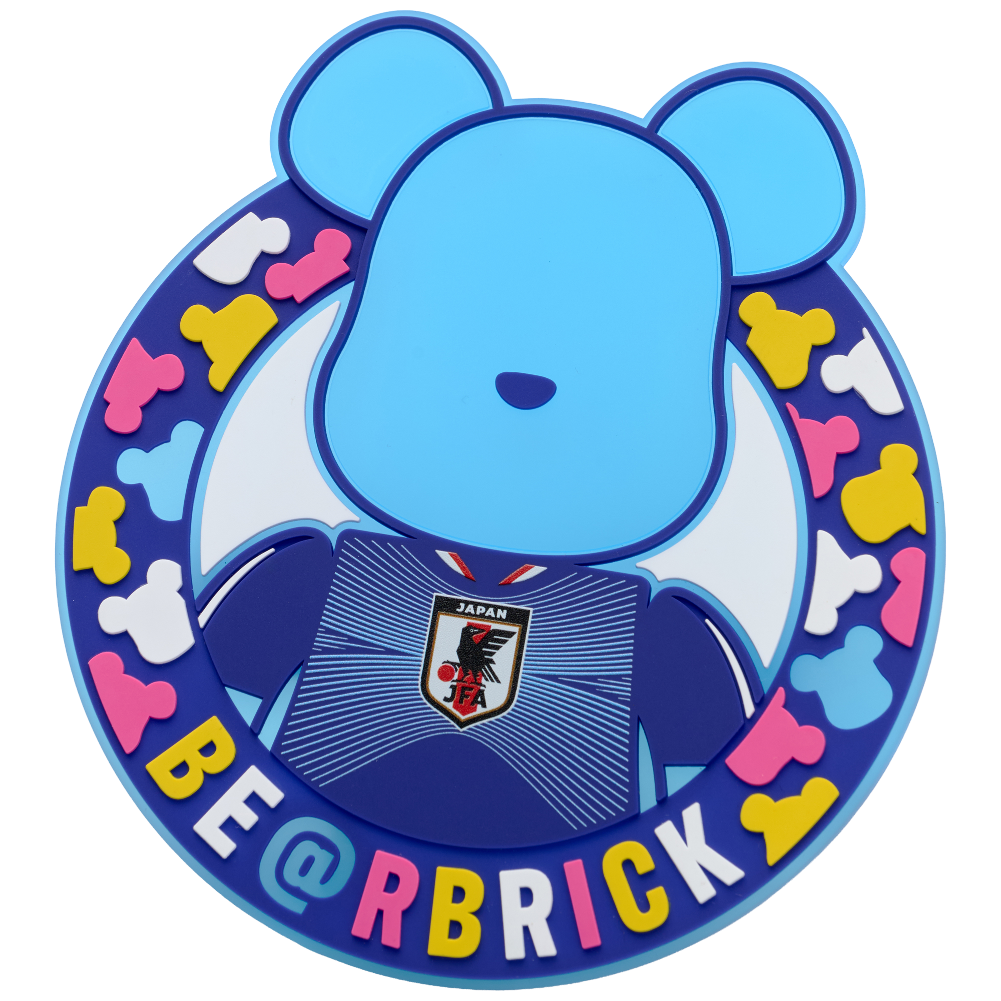 サッカー日本代表 オフィシャルライセンス商品 BE@RBRICK サッカー日本代表 Ver. コースター(2個セット)_0
