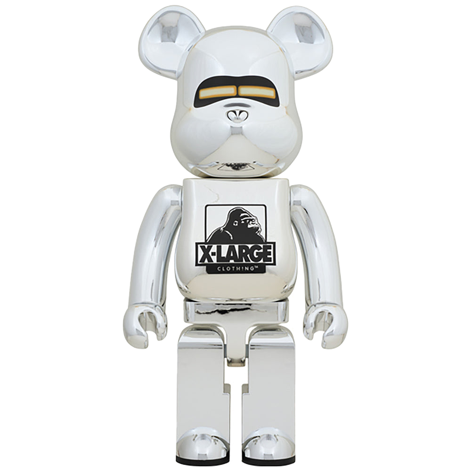 BE@RBRICK XLARGE(R) × HAJIME SORAYAMA 1000％ SILVER