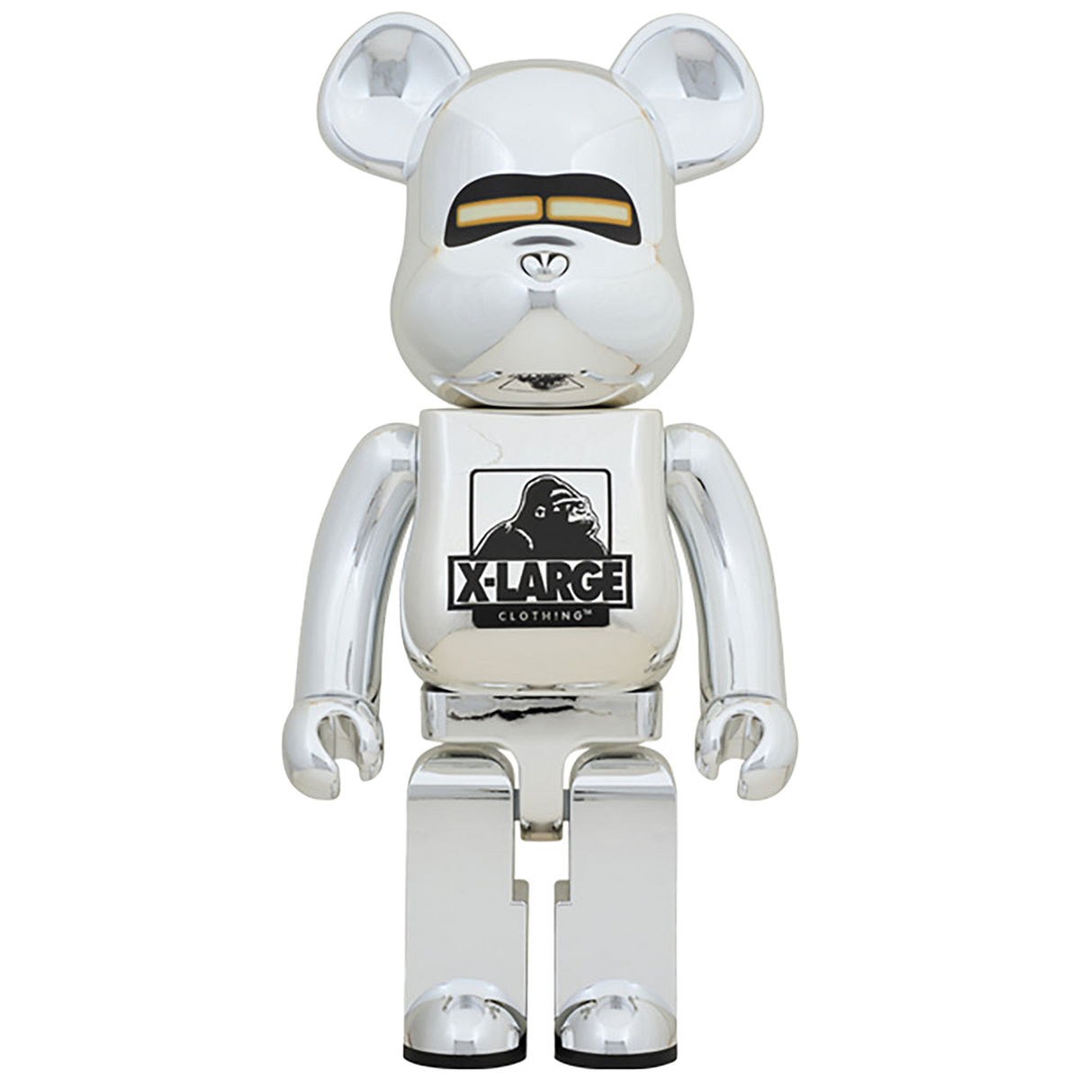 BE@RBRICK XLARGE(R) × HAJIME SORAYAMA 1000％ SILVER