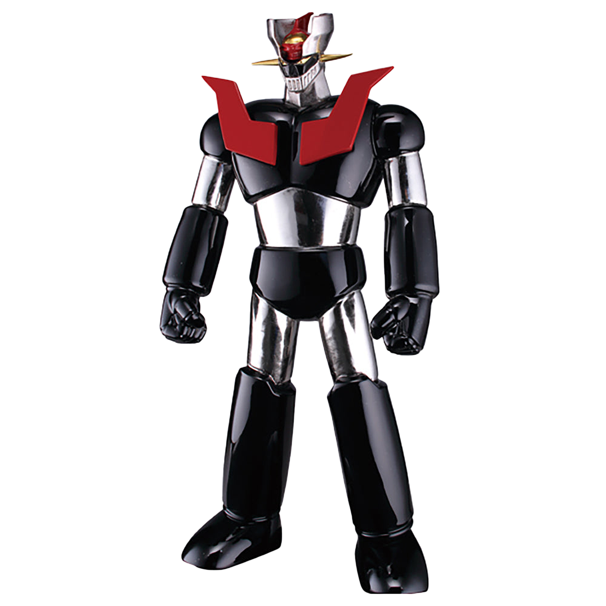 漆塗ソフビ マジンガーZ 白金仕上げ
