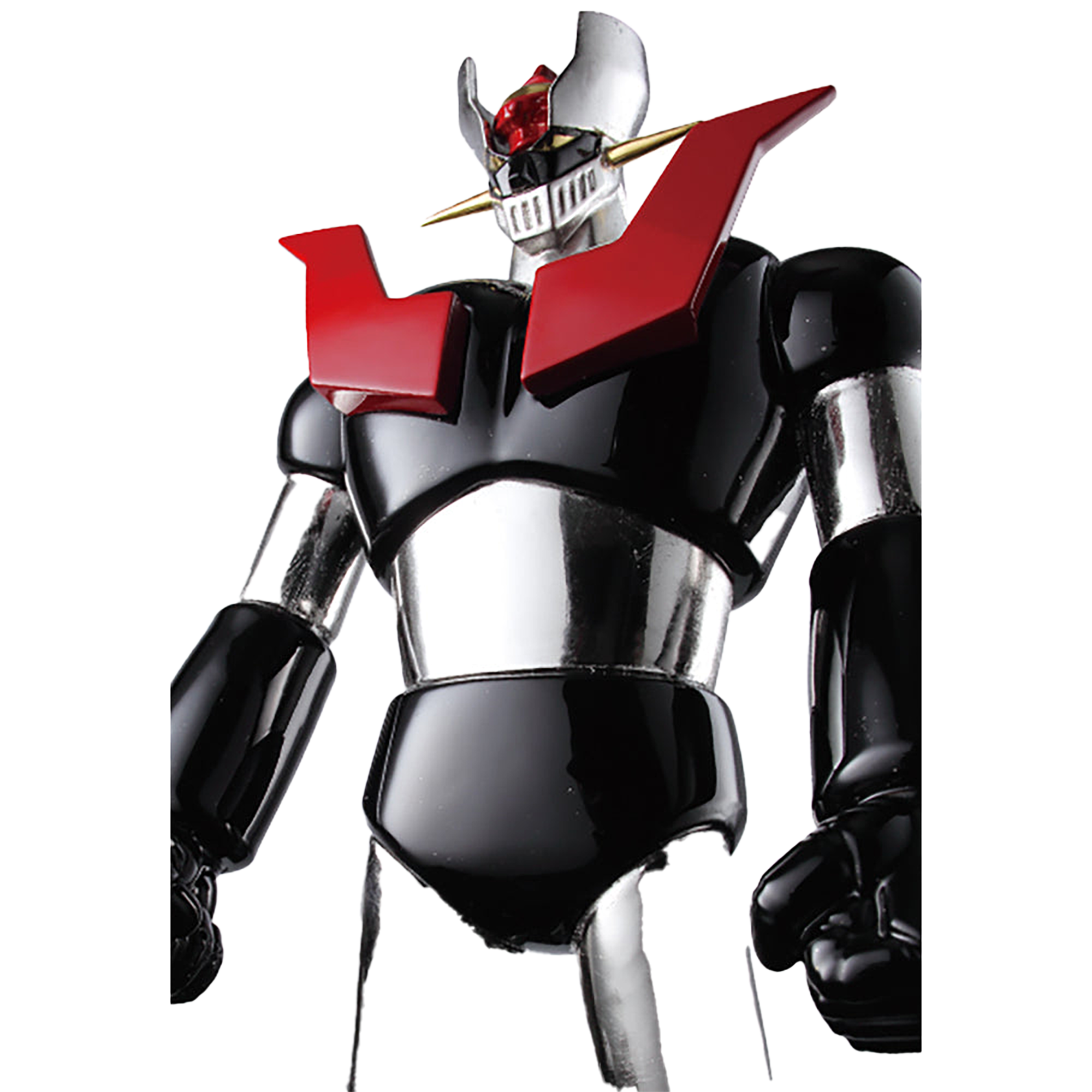 漆塗ソフビ マジンガーZ 白金仕上げ