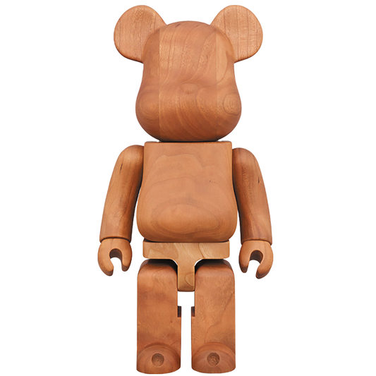 BE@RBRICK カリモク 杢 チェリー 400％